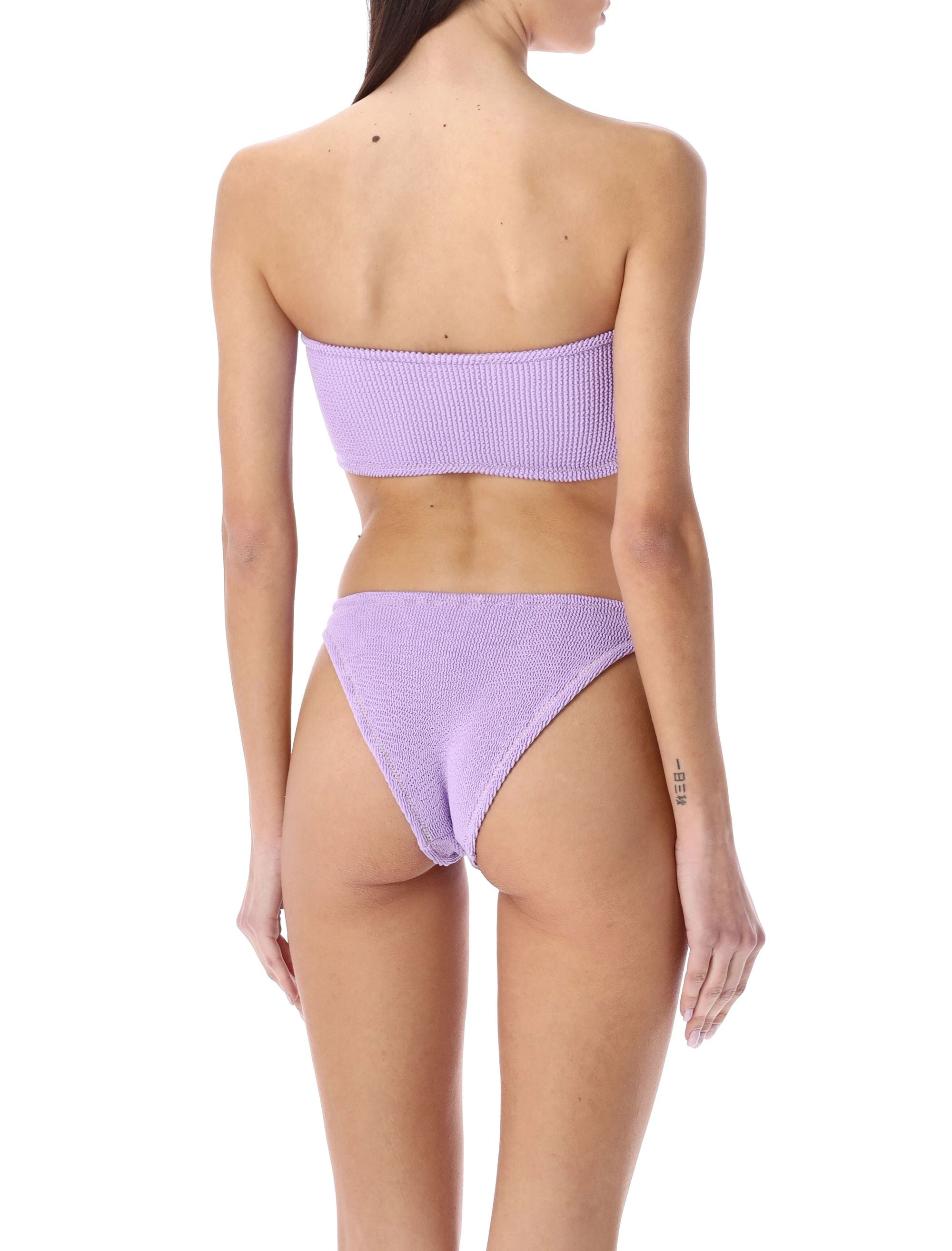 REINA OLGA Mini Scrunch Bikini Top - Women's Collection