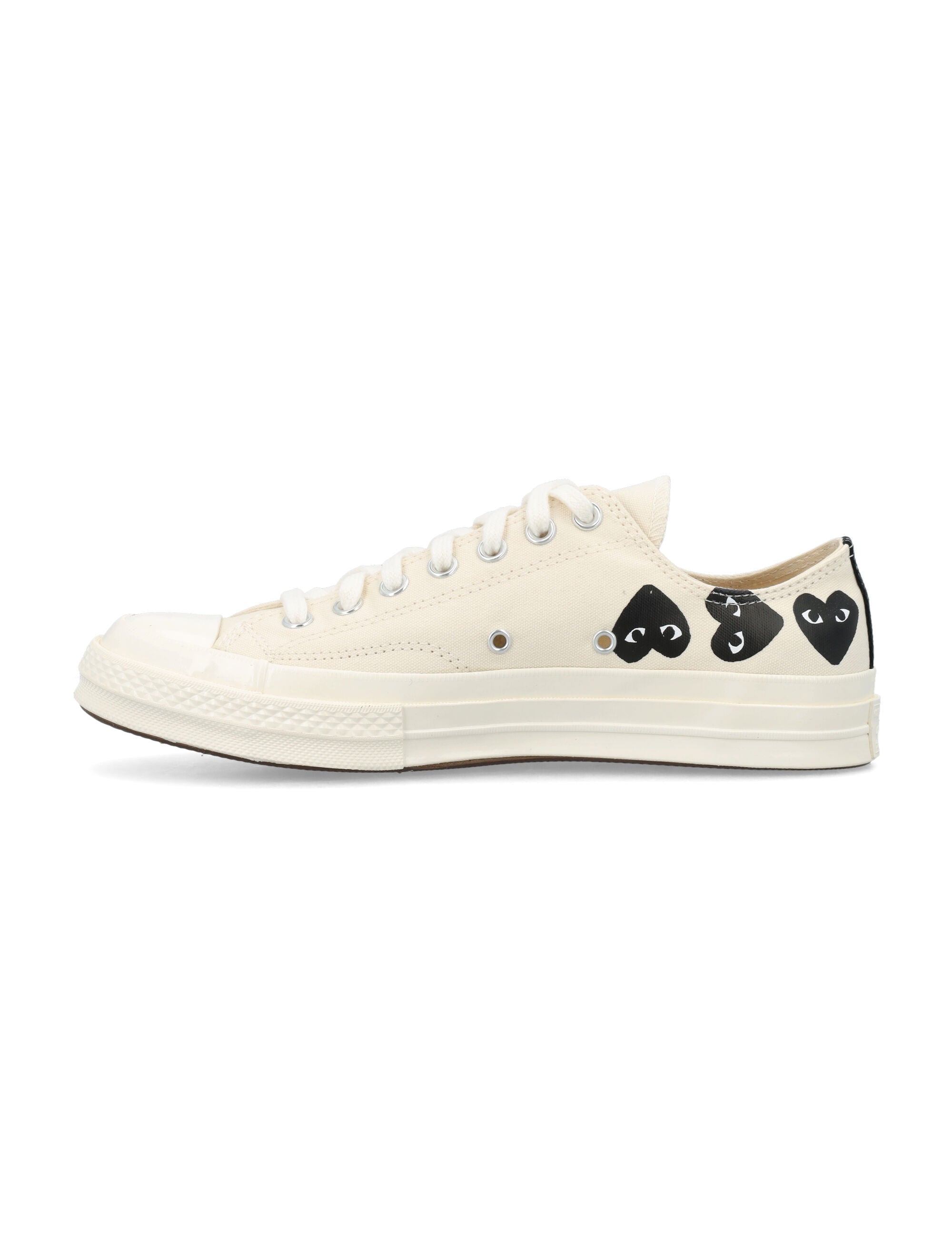 COMME DES GARÇONS PLAY Low Top Multi Heart Sneakers for Men - SS25