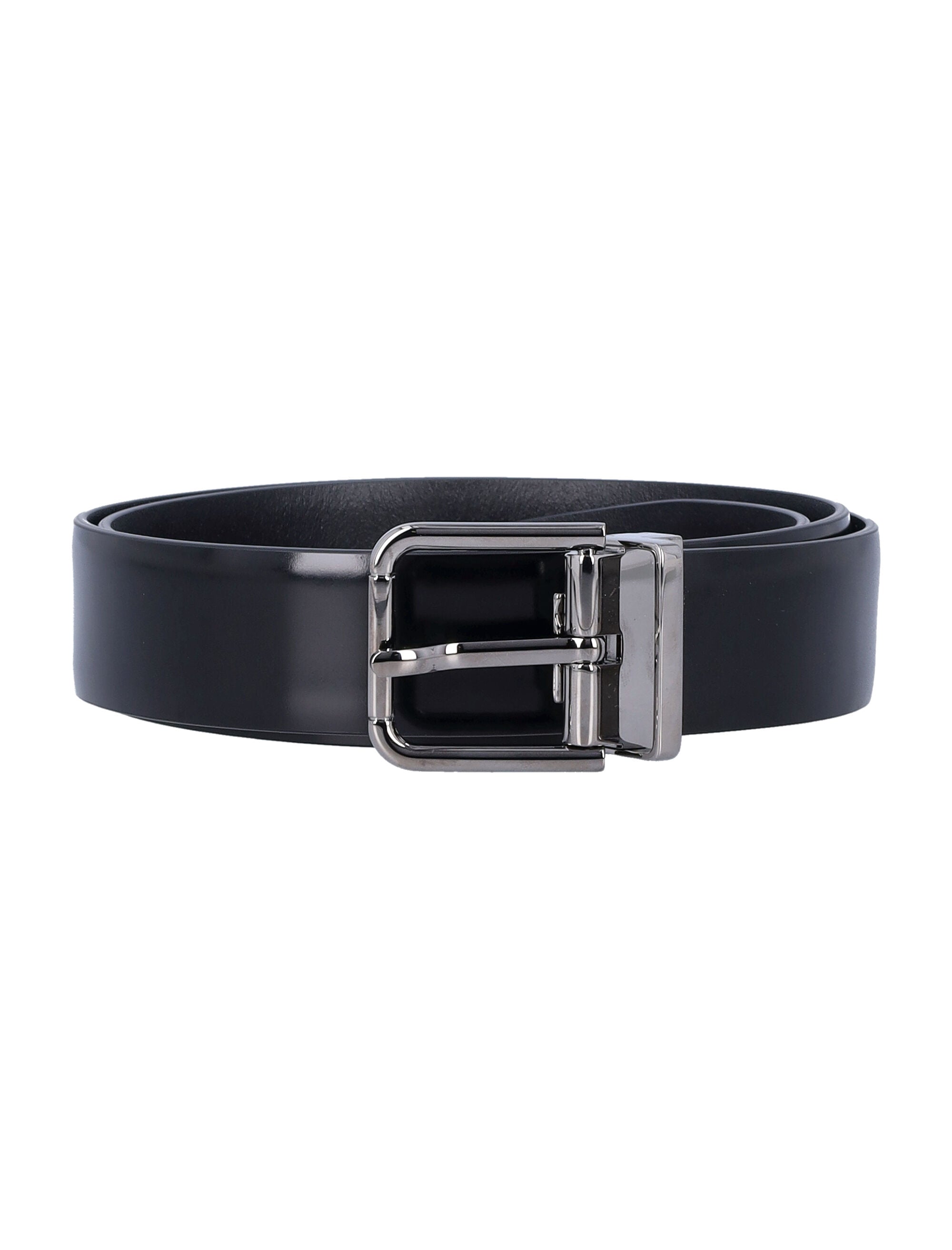 DOLCE & GABBANA Formal Calfskin Patent Belt - 3cm Height