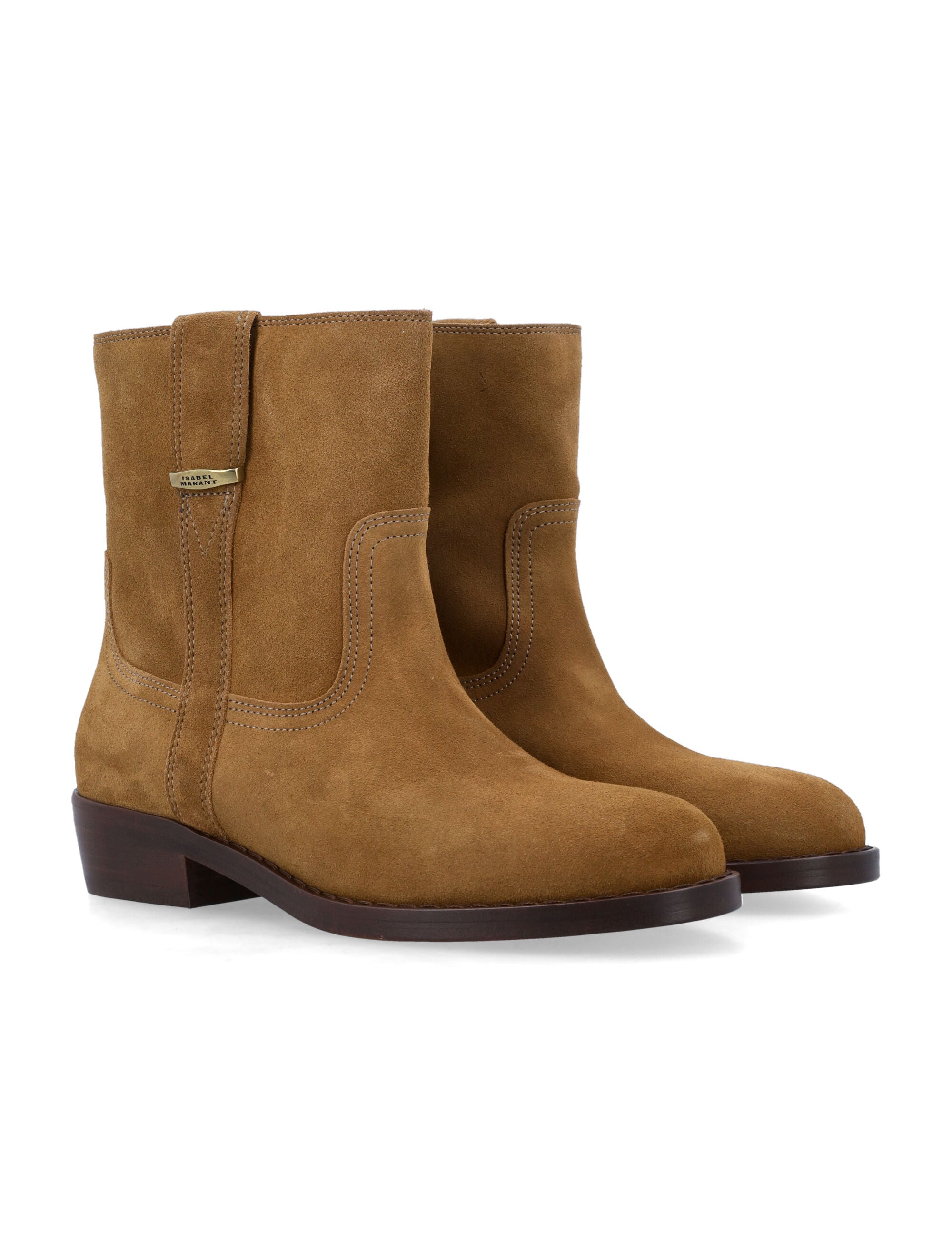 ISABEL MARANT Lyile Leather Ankle Boots for Women