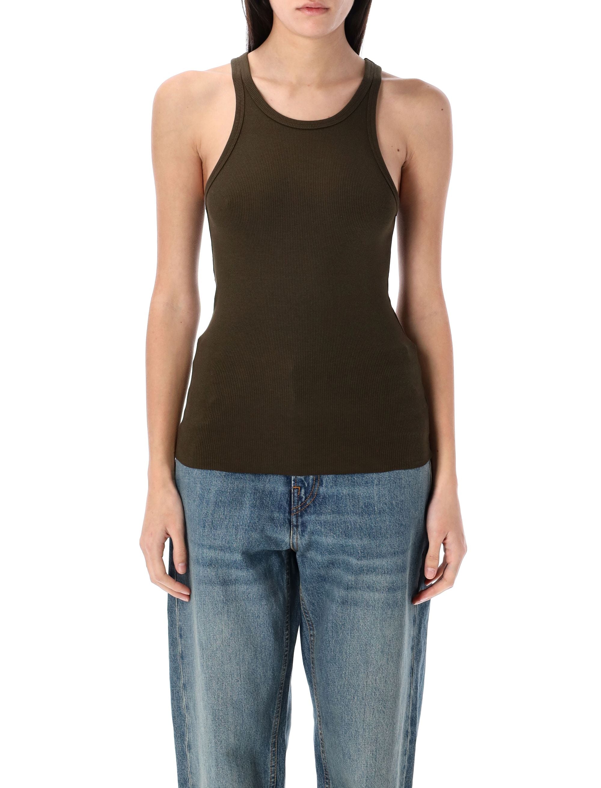 ETERNE High Neck Fitted Tank Top - Size S