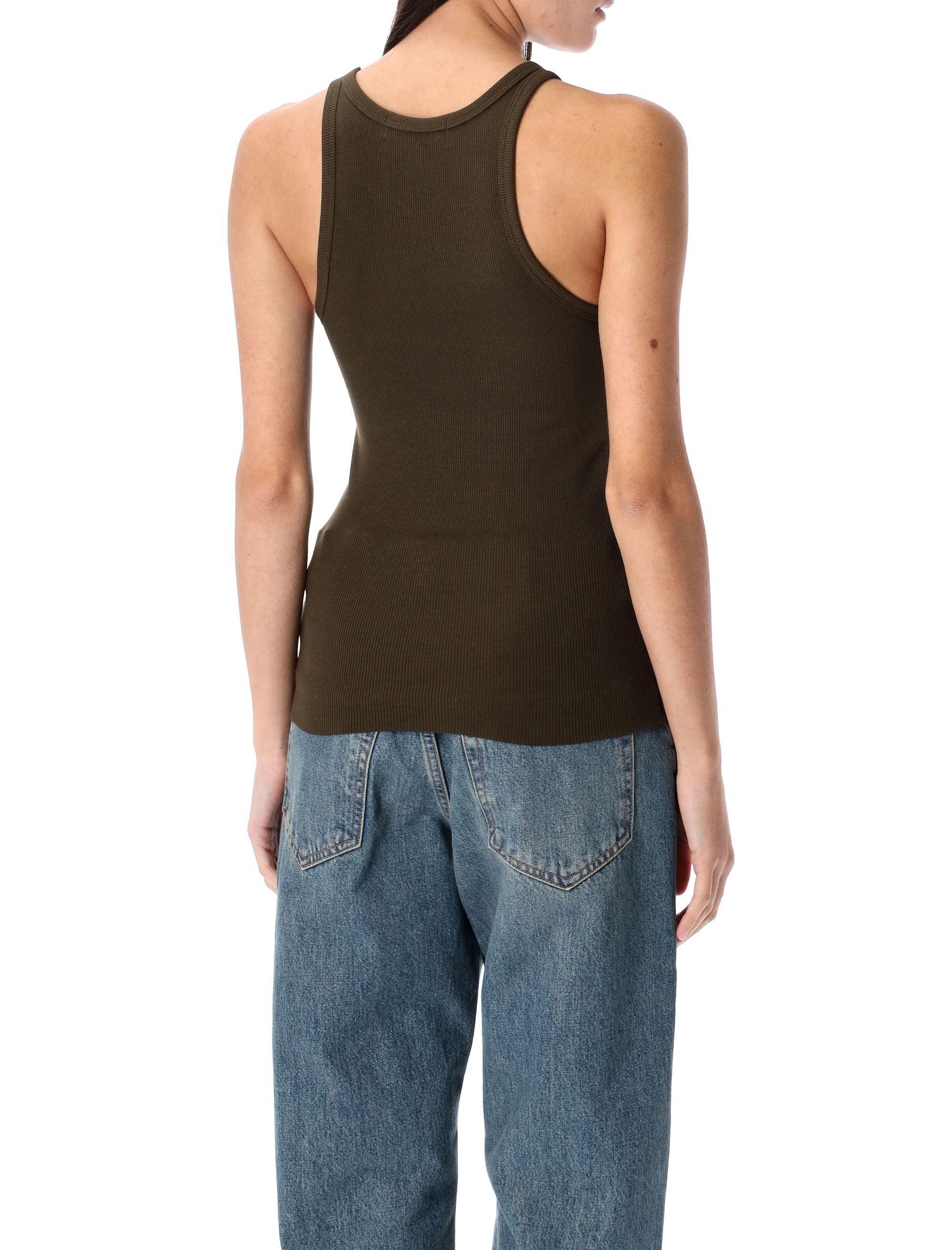 ETERNE High Neck Fitted Tank Top - Size S