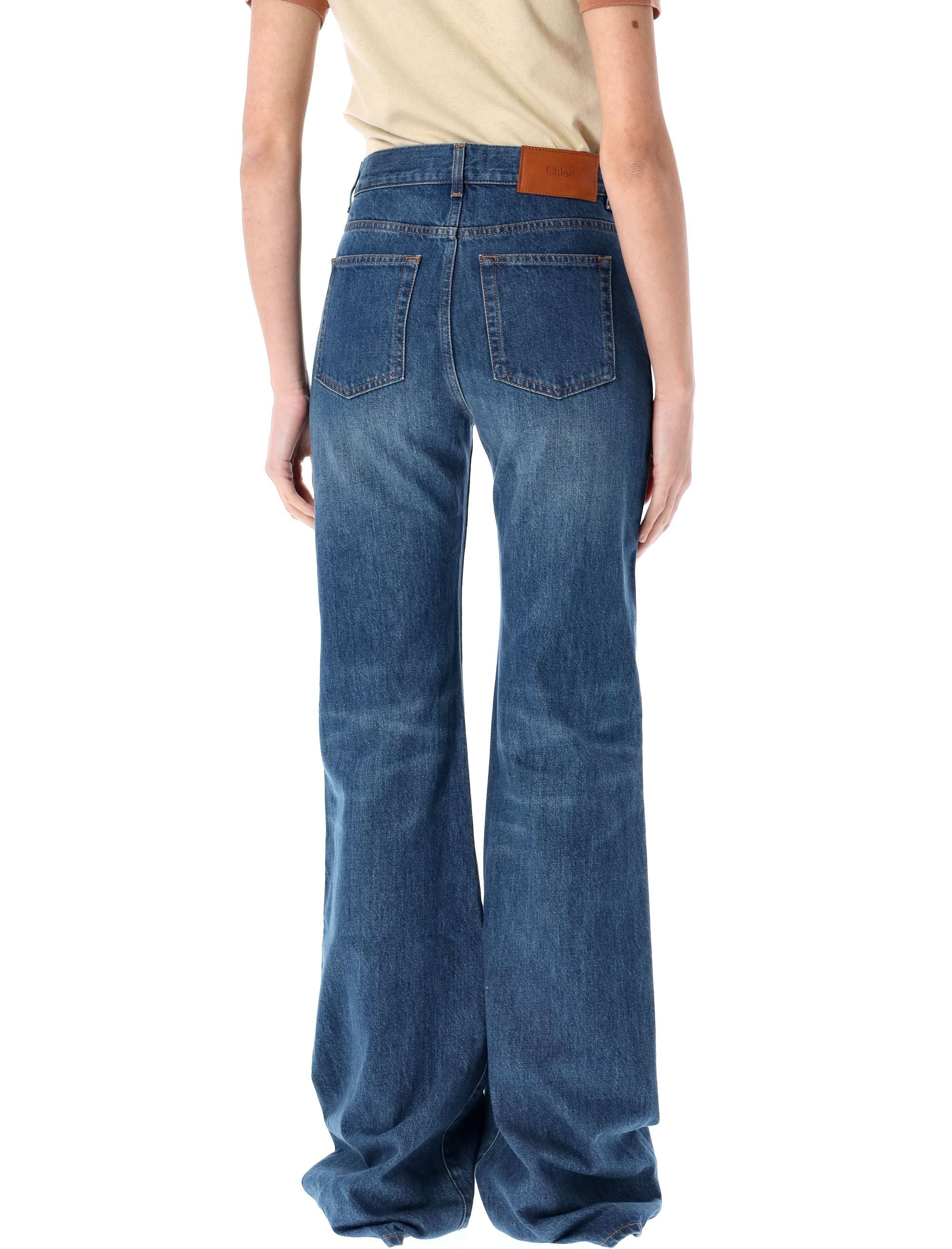 CHLOÉ Straight Denim Pants for Women