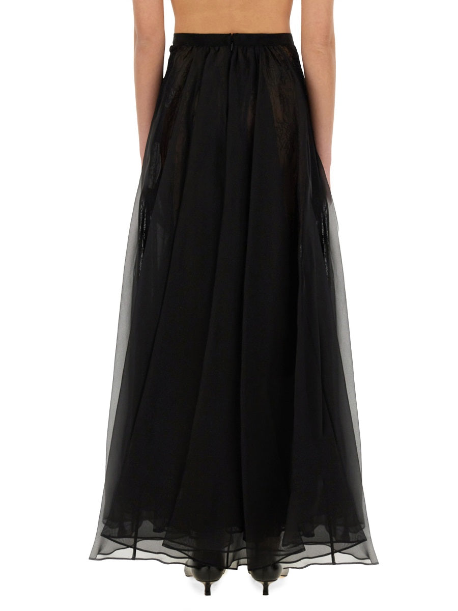 NINA RICCI Voluminous Maxi Skirt - High Waist