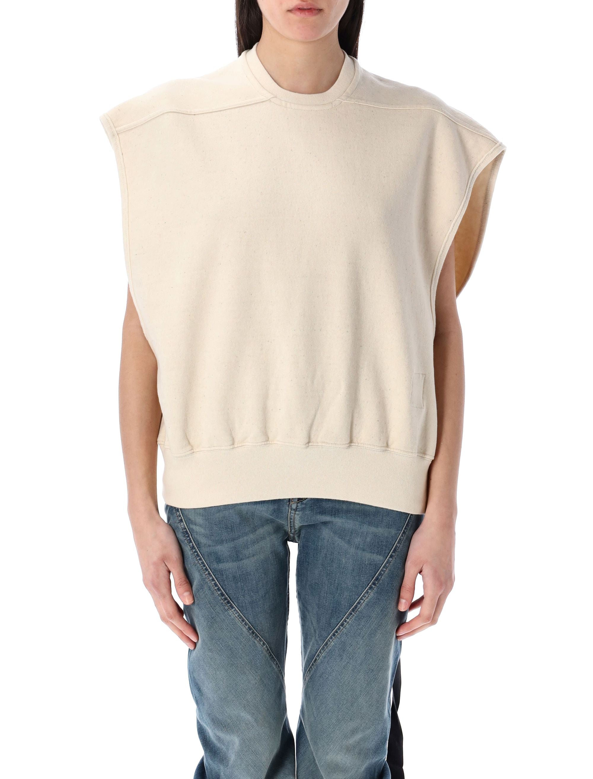 RICK OWENS Oversized Sleeveless Jumbo Sweatshirt - Size S
