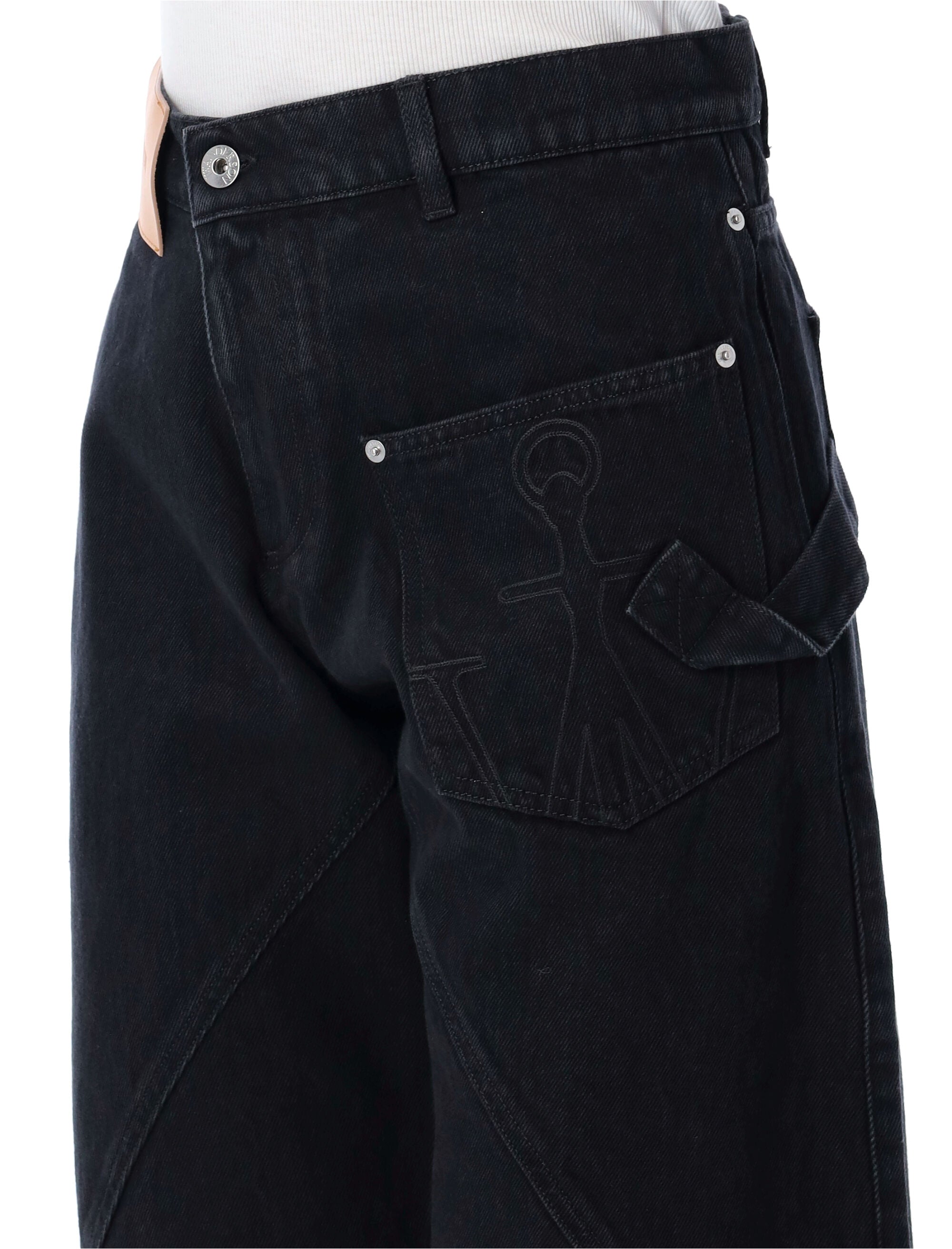 JW ANDERSON Wide-Leg Twisted Workwear Jeans - Women
