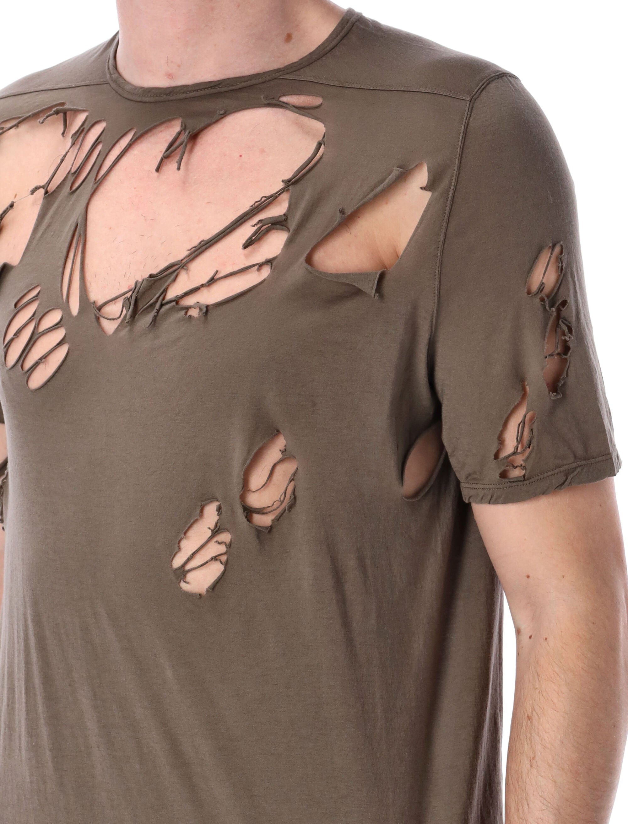 RICK OWENS Men's Ripped Level T - Size M