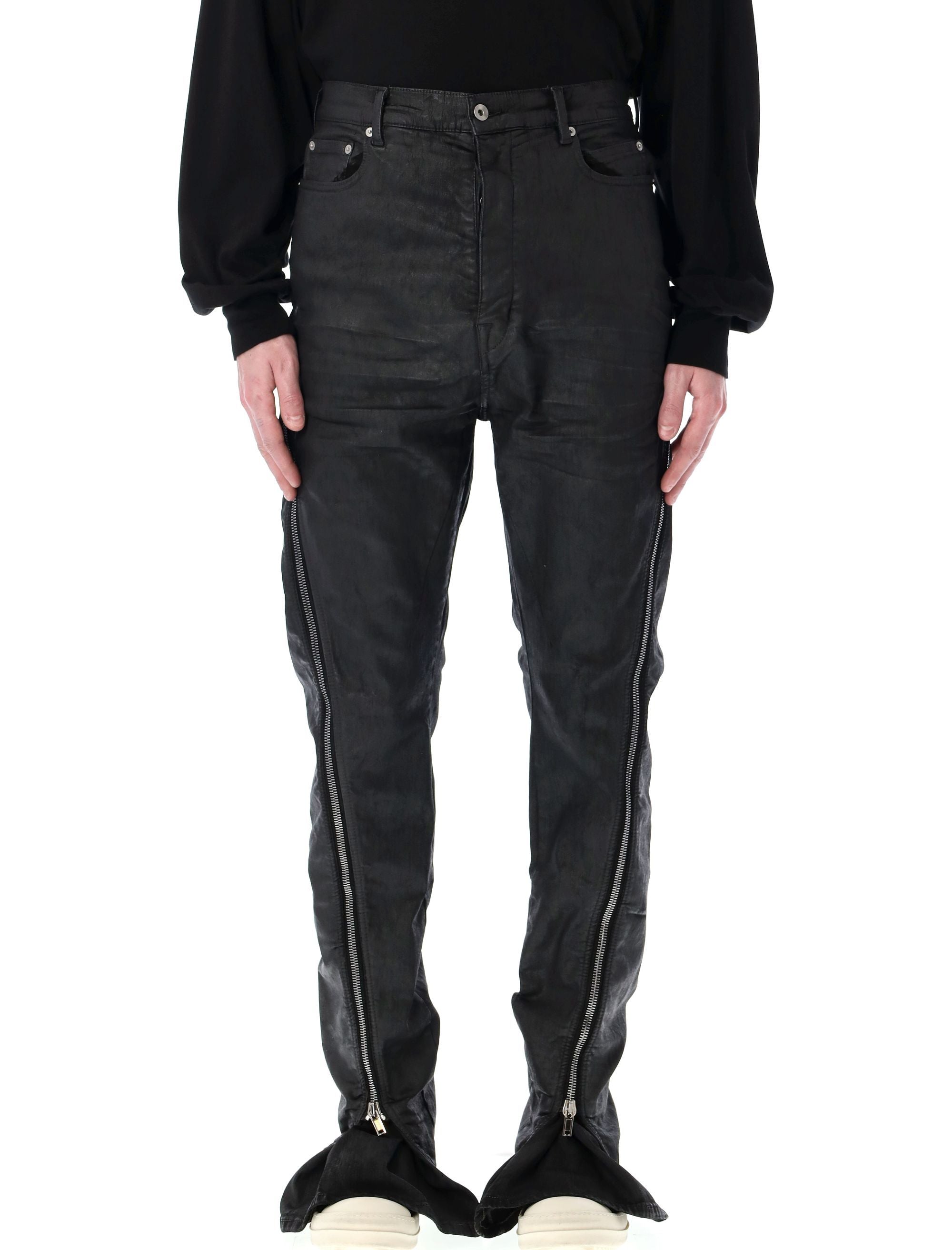 RICK OWENS Bolan Banana Mini Denim Pant - Size 32