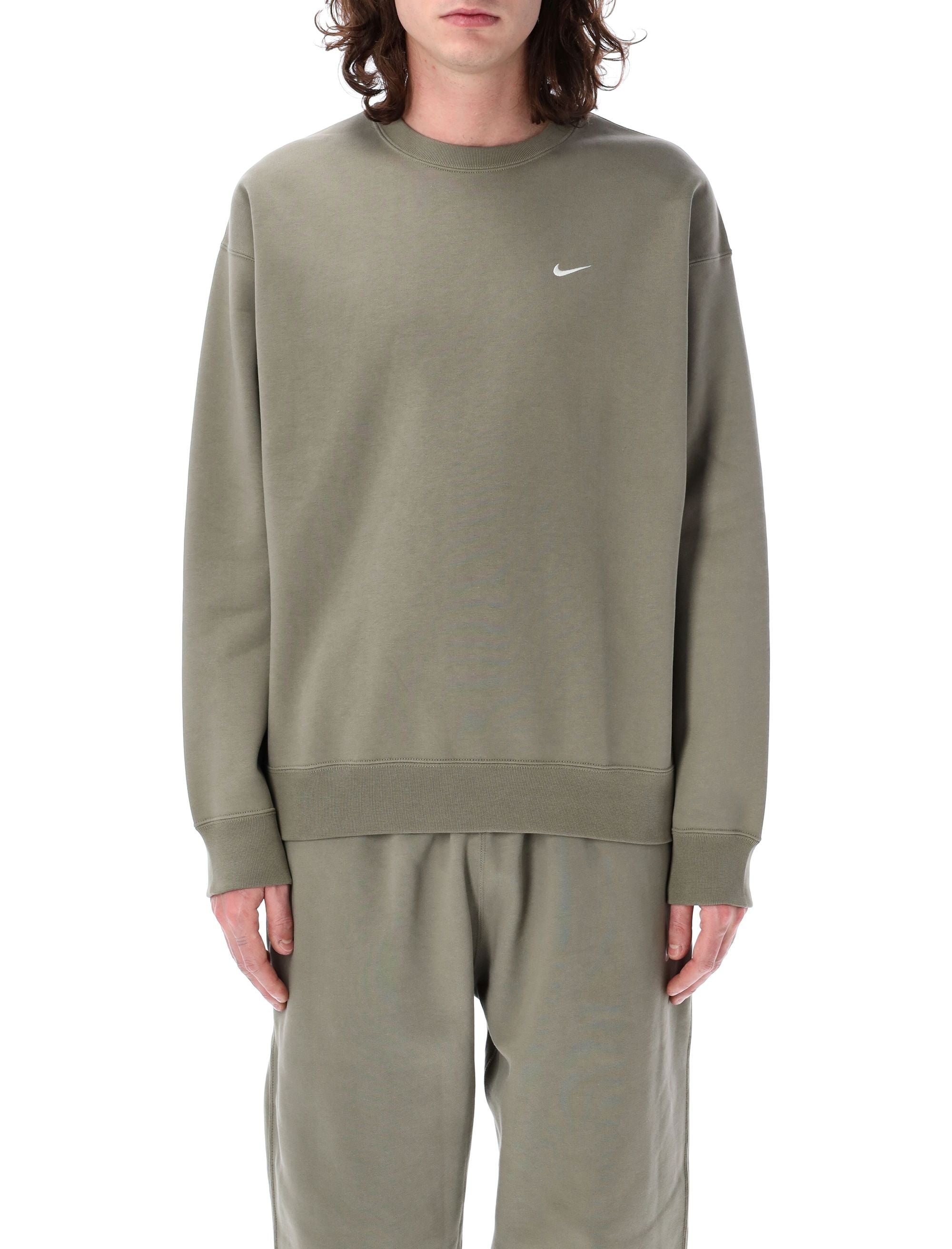 NIKE Relaxed Fit Solo Swoosh Crewneck for Men - Size L