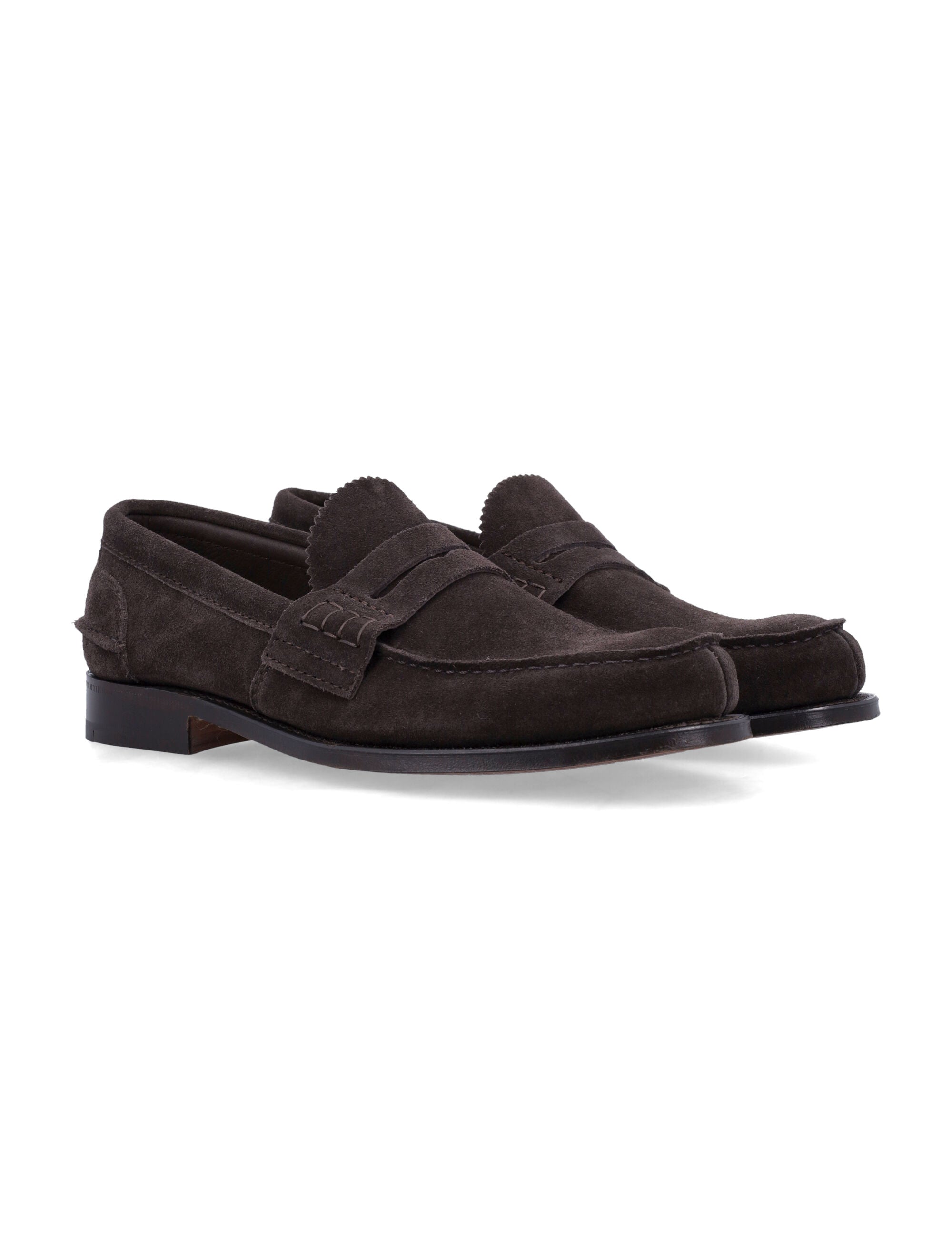 CHURCH'S Men's Pemble Suede Penny Loafer