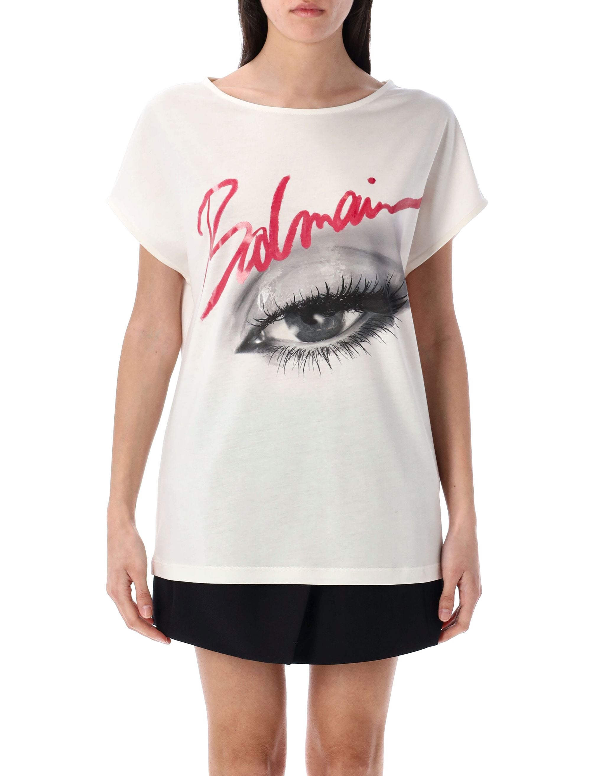 BALMAIN Eye-Catching T-Shirt with Relaxed Fit - Size S