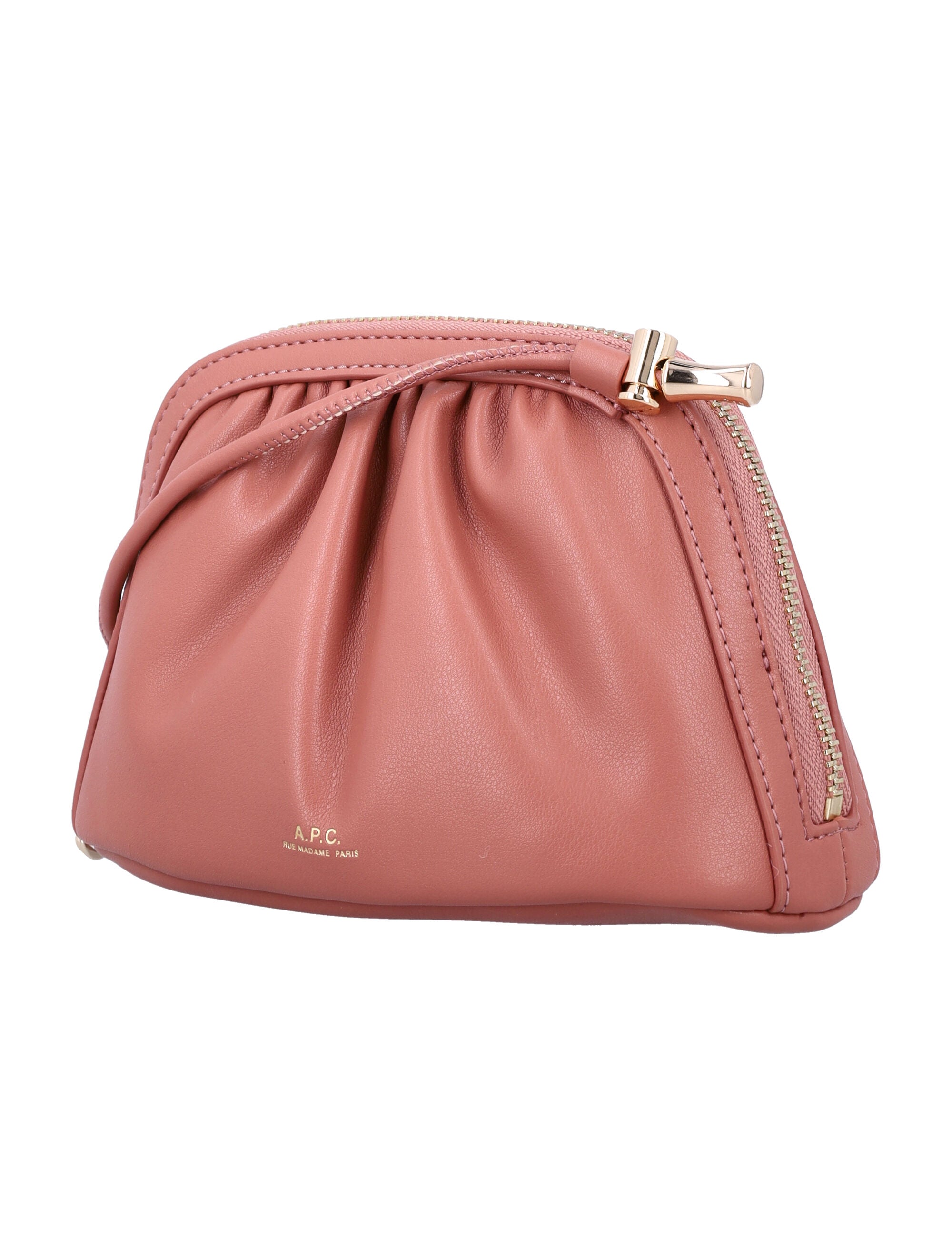 A.P.C. Mini Gathered Handbag with Adjustable Strap
