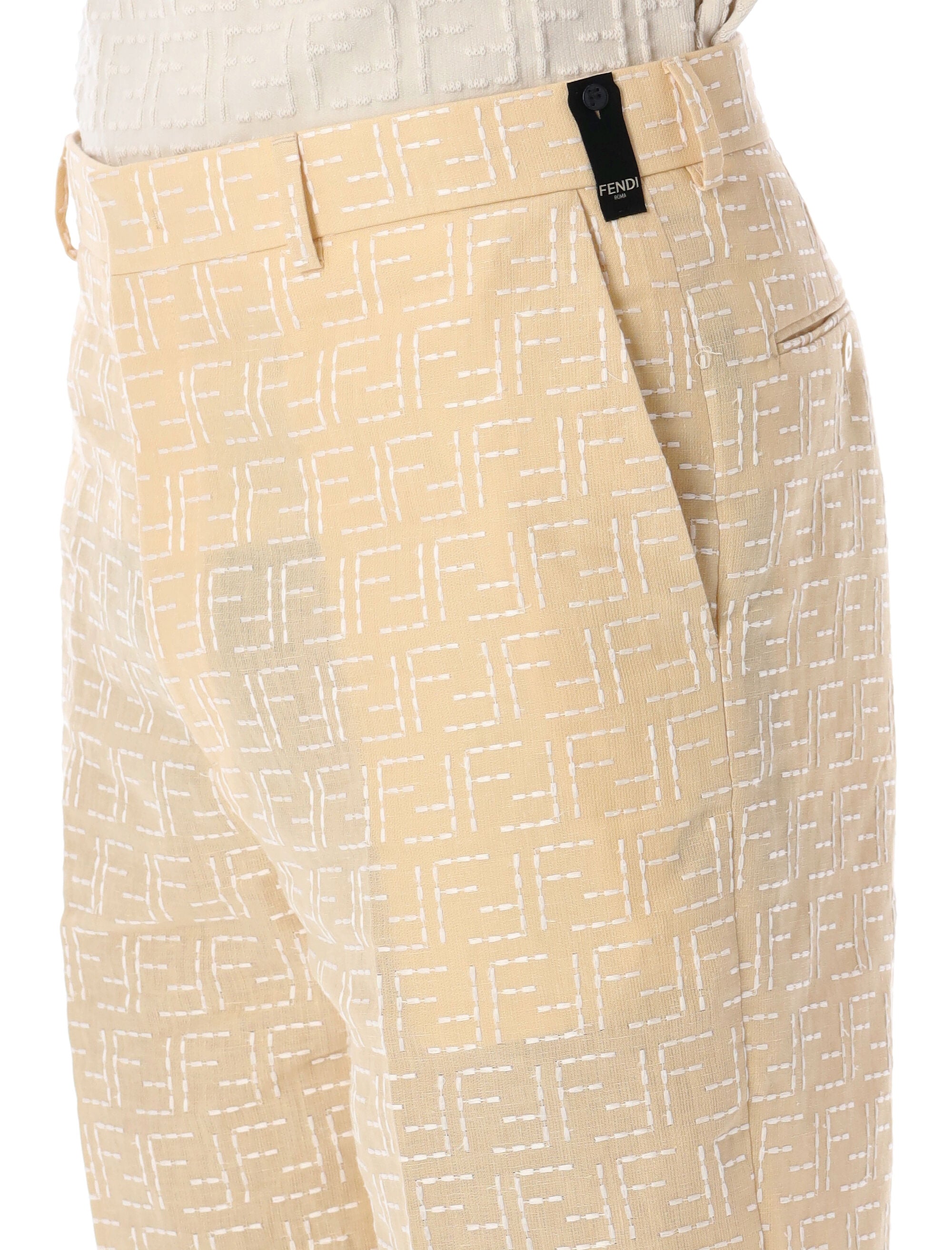 FENDI Men's FF Jacquard Mini Shorts