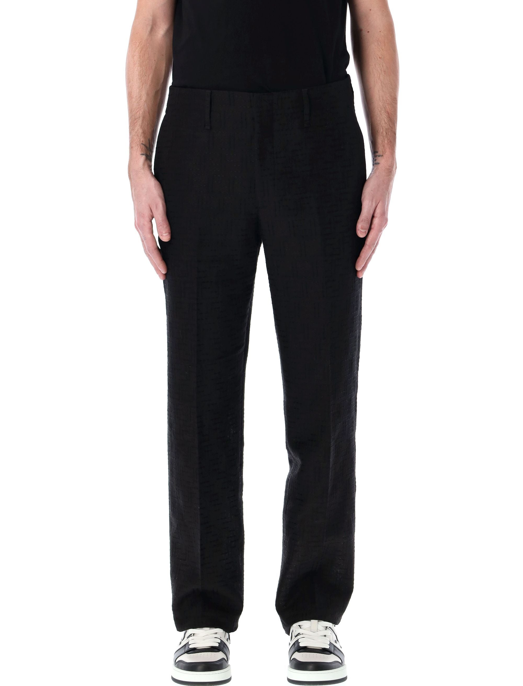 FENDI Linen Blend Pant for Men - SS25