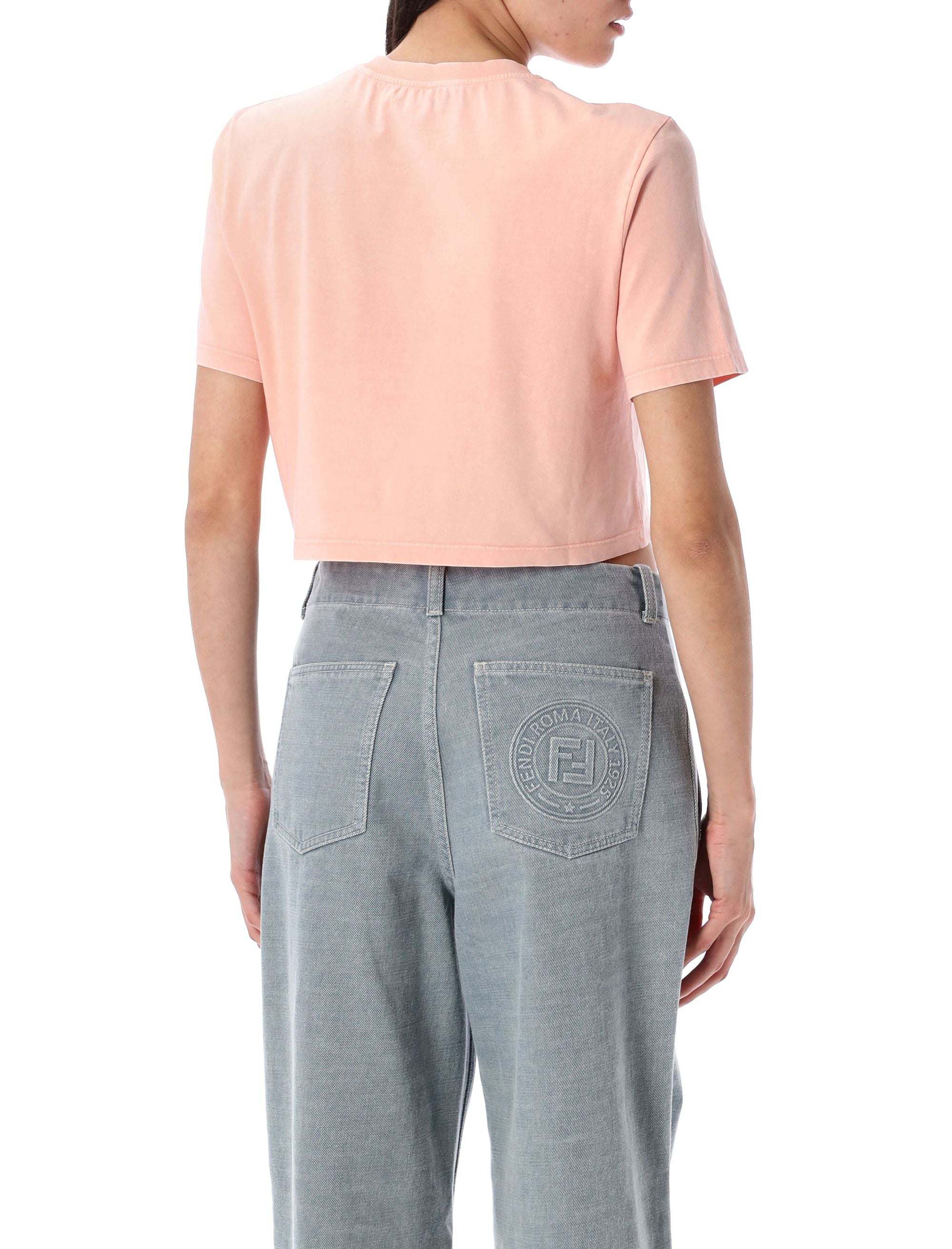 FENDI Mini Cropped T-Shirt