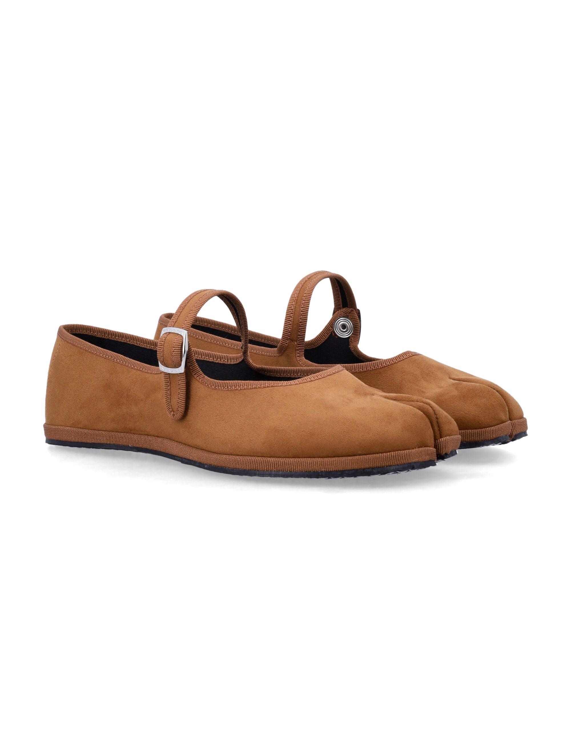 DROGHERIA CRIVELLINI Soft Mary Jane Flat with Tab Toe