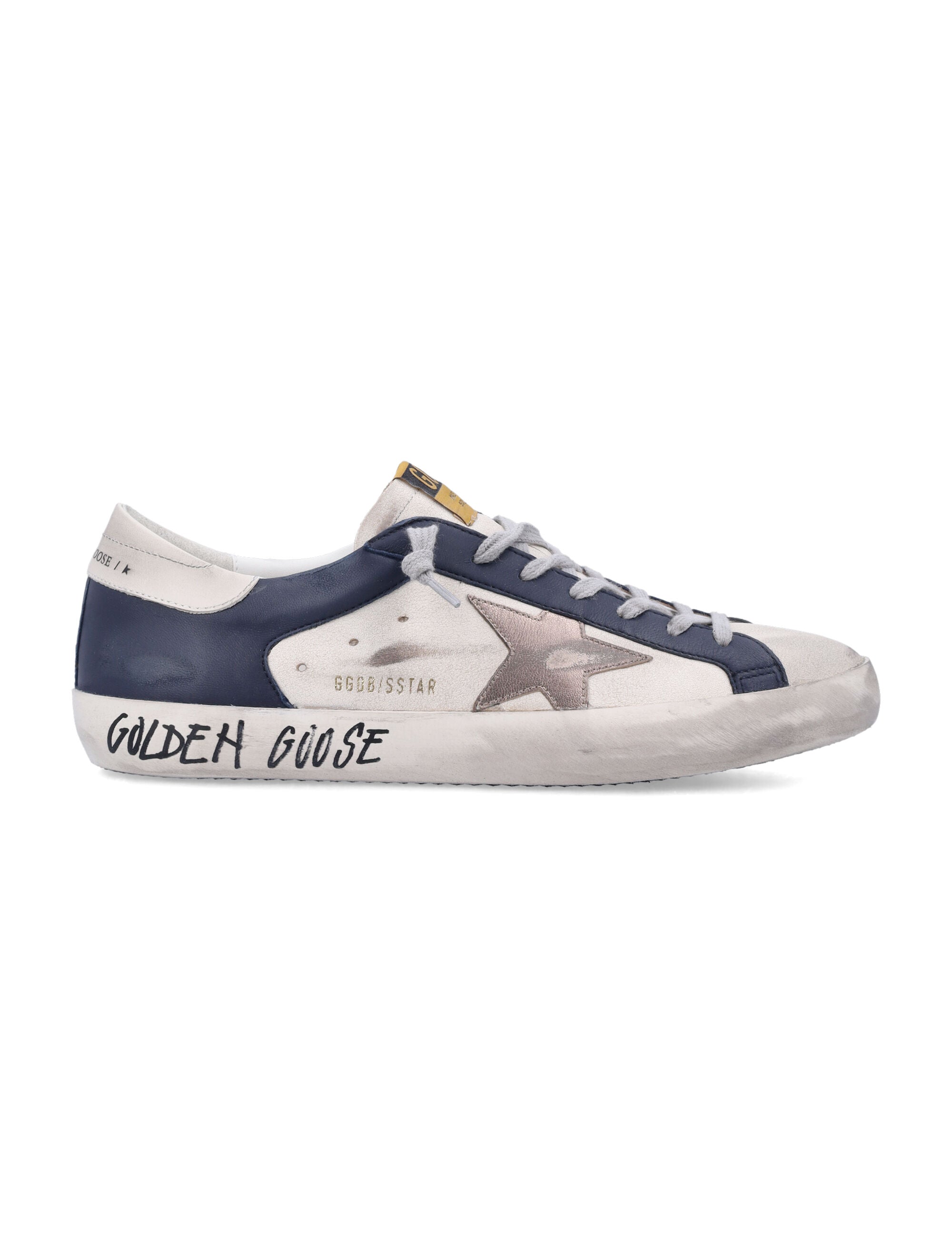 GOLDEN GOOSE Men's Super Star Leather Sneakers