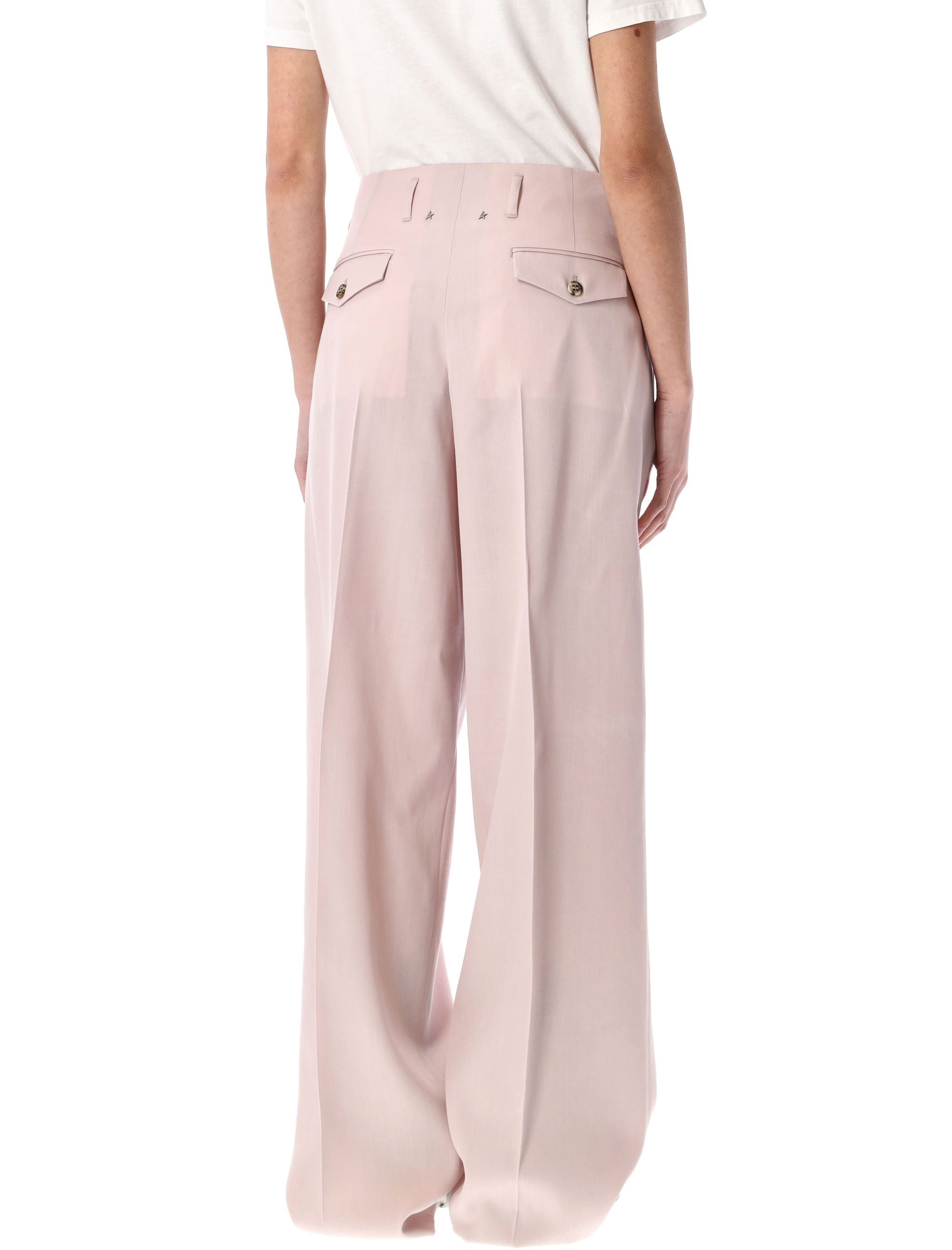 GOLDEN GOOSE High Waist Wide Leg Pant - Size 40