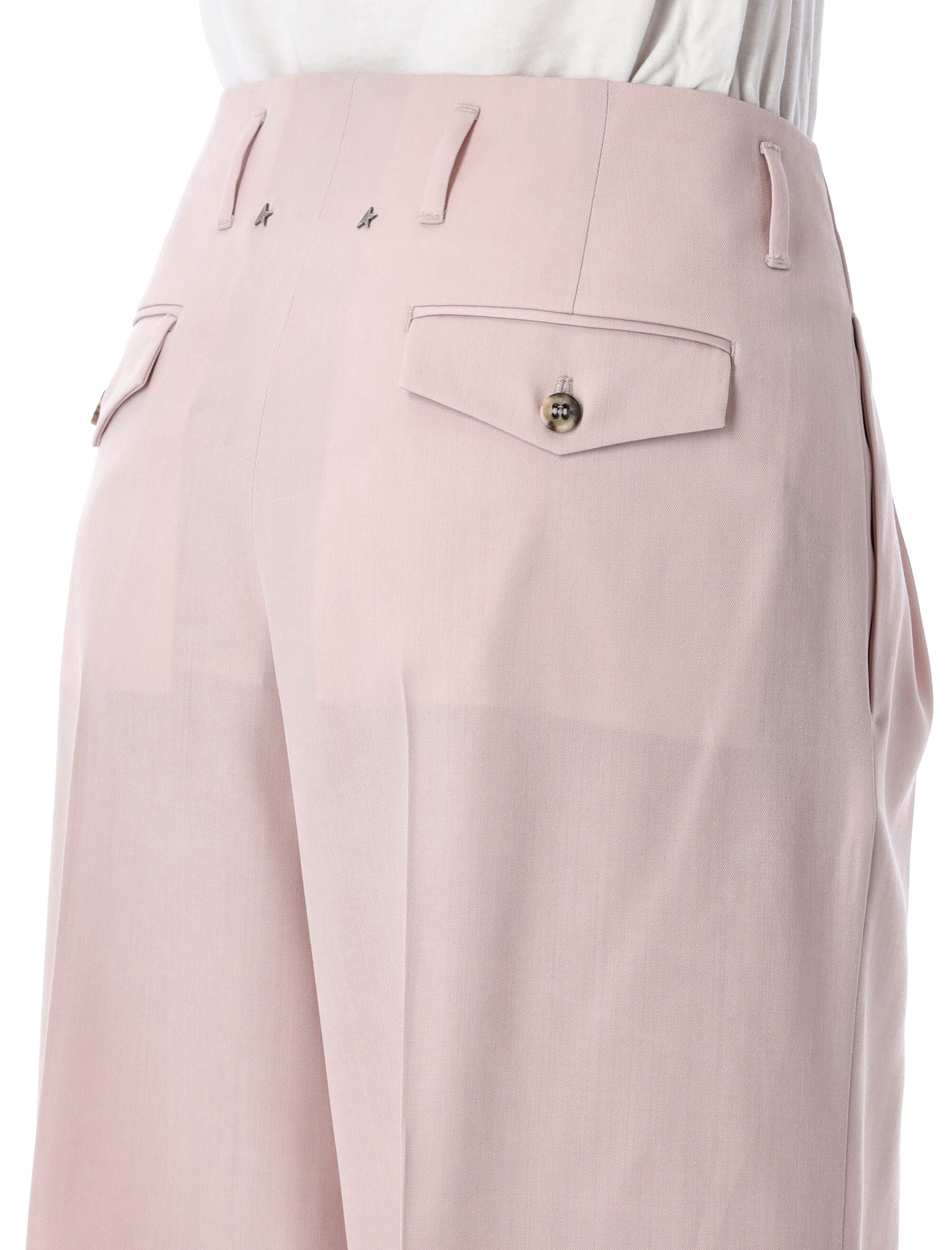 GOLDEN GOOSE High Waist Wide Leg Pant - Size 40