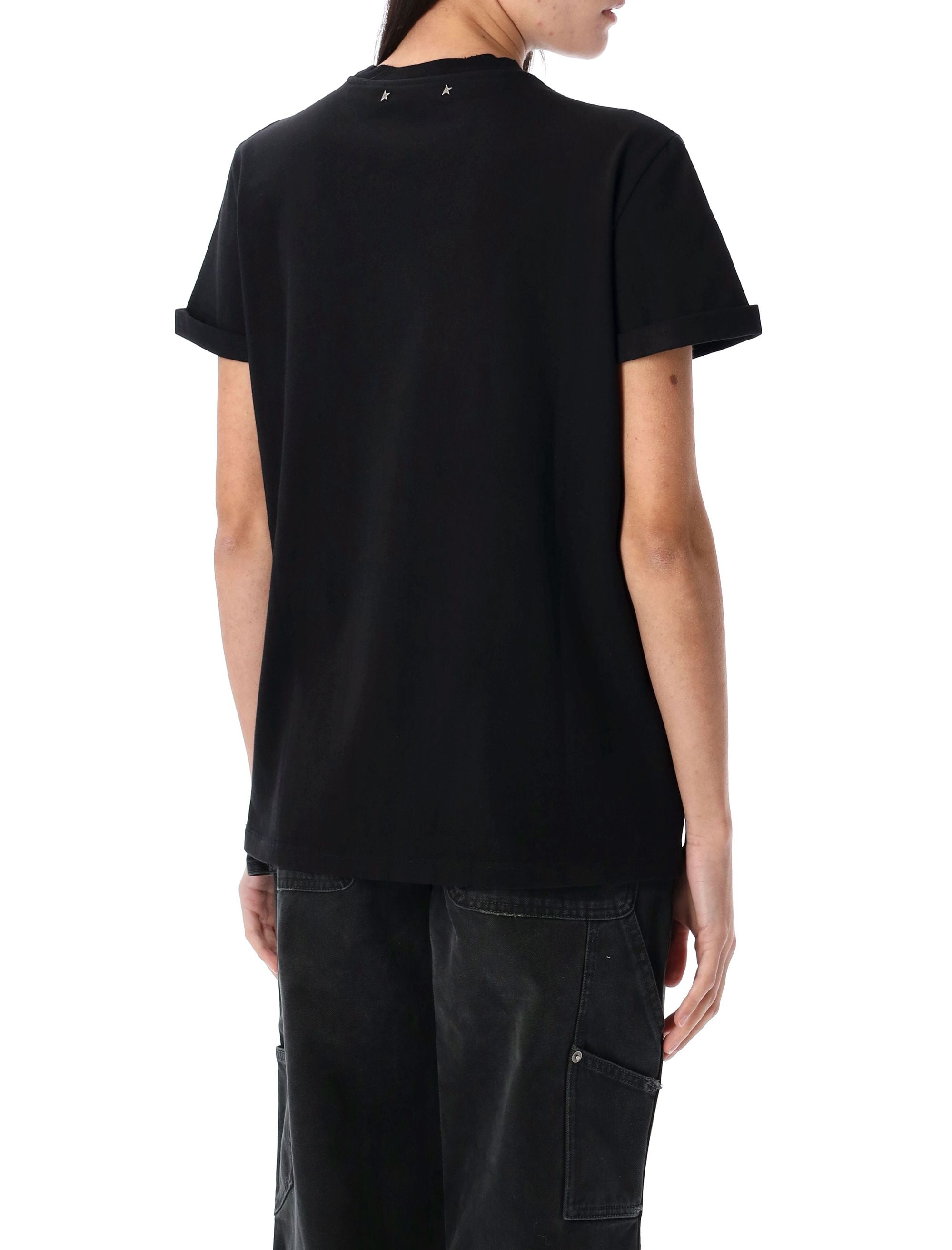 GOLDEN GOOSE Distressed Crew Neck T-Shirt - Small