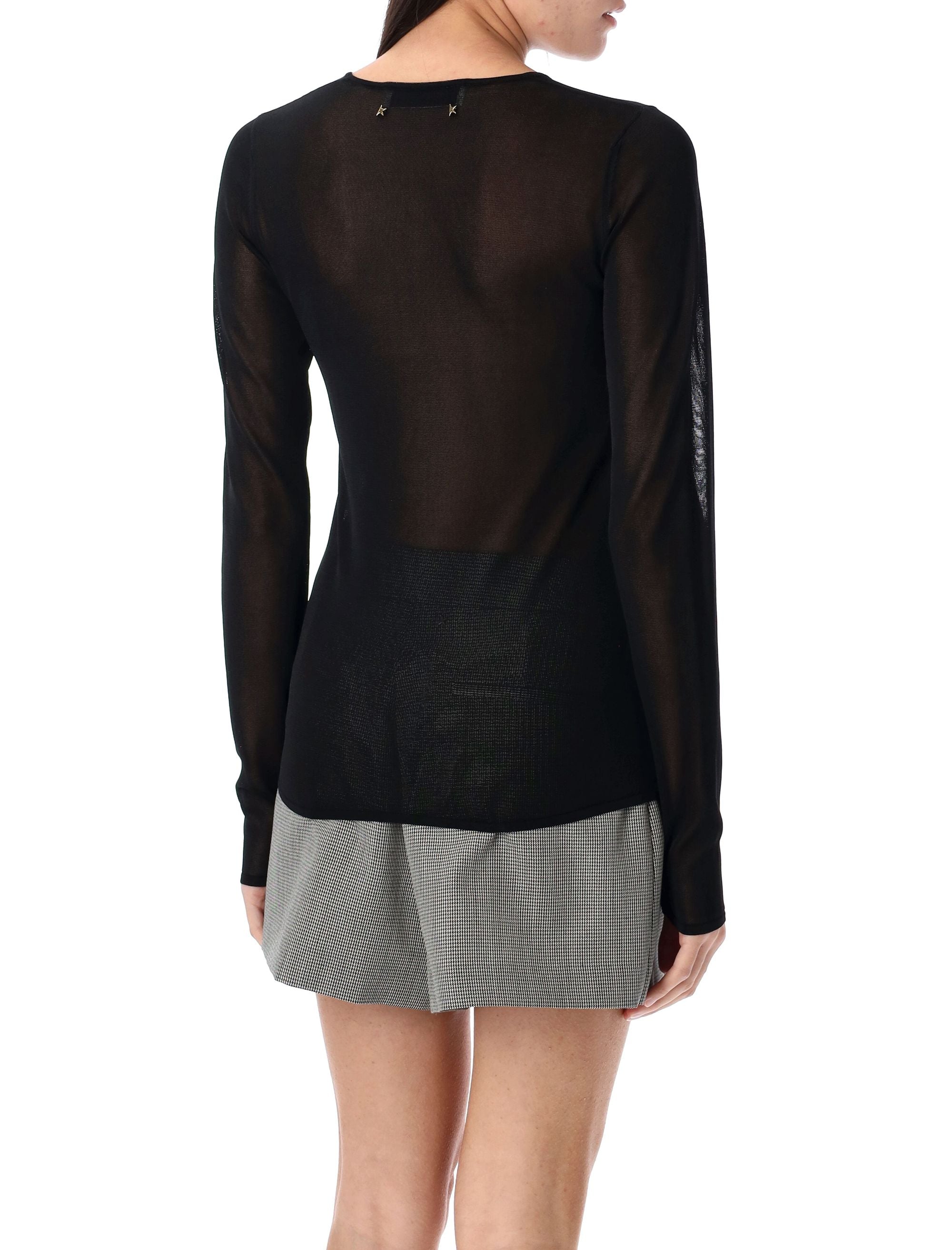 GOLDEN GOOSE Tight Fit Crew Neck T-Shirt - Women's Size S