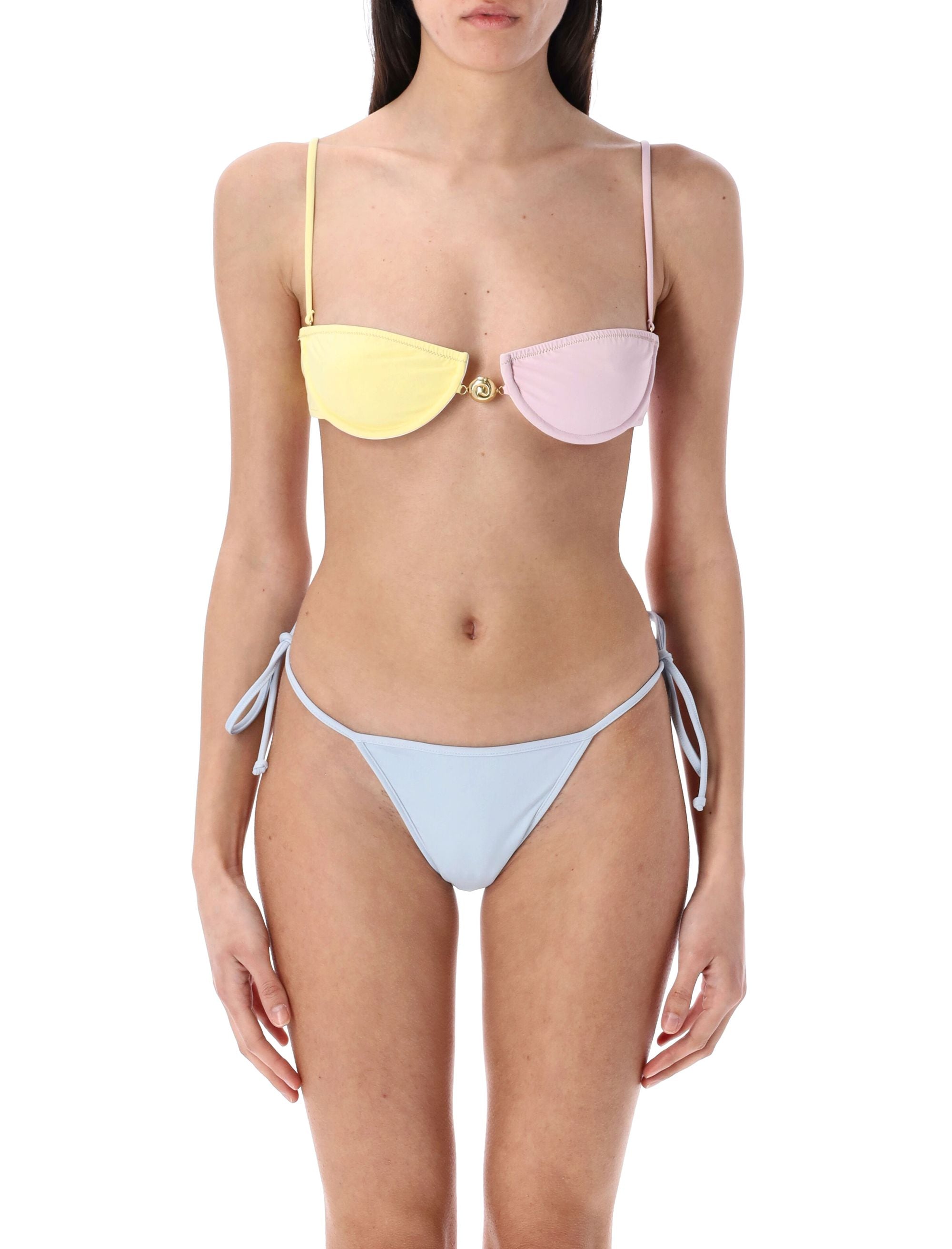 REINA OLGA Underwire Demi Cup Bikini Top