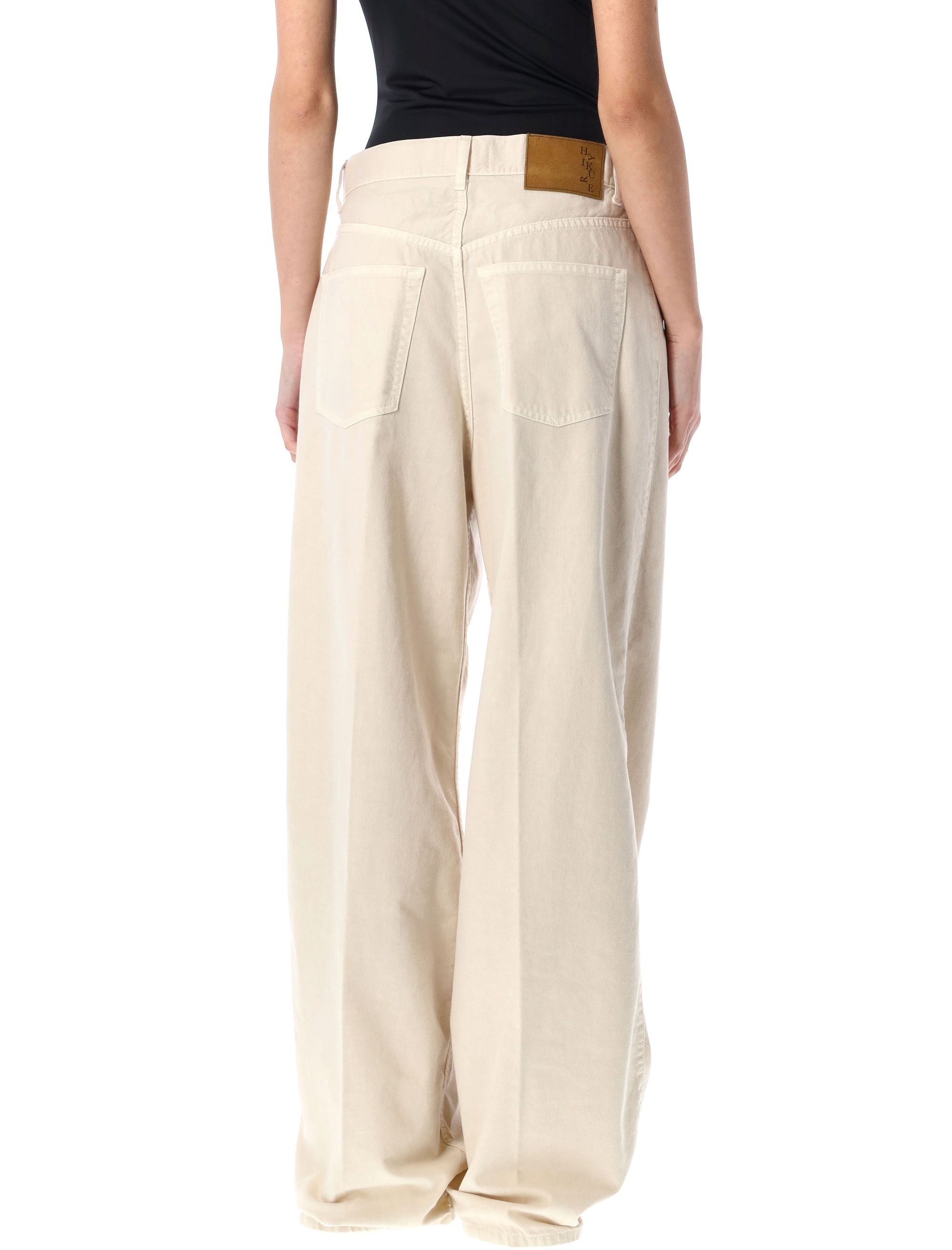 HAIKURE Voluminous Pleated Twill Pants - Size 26