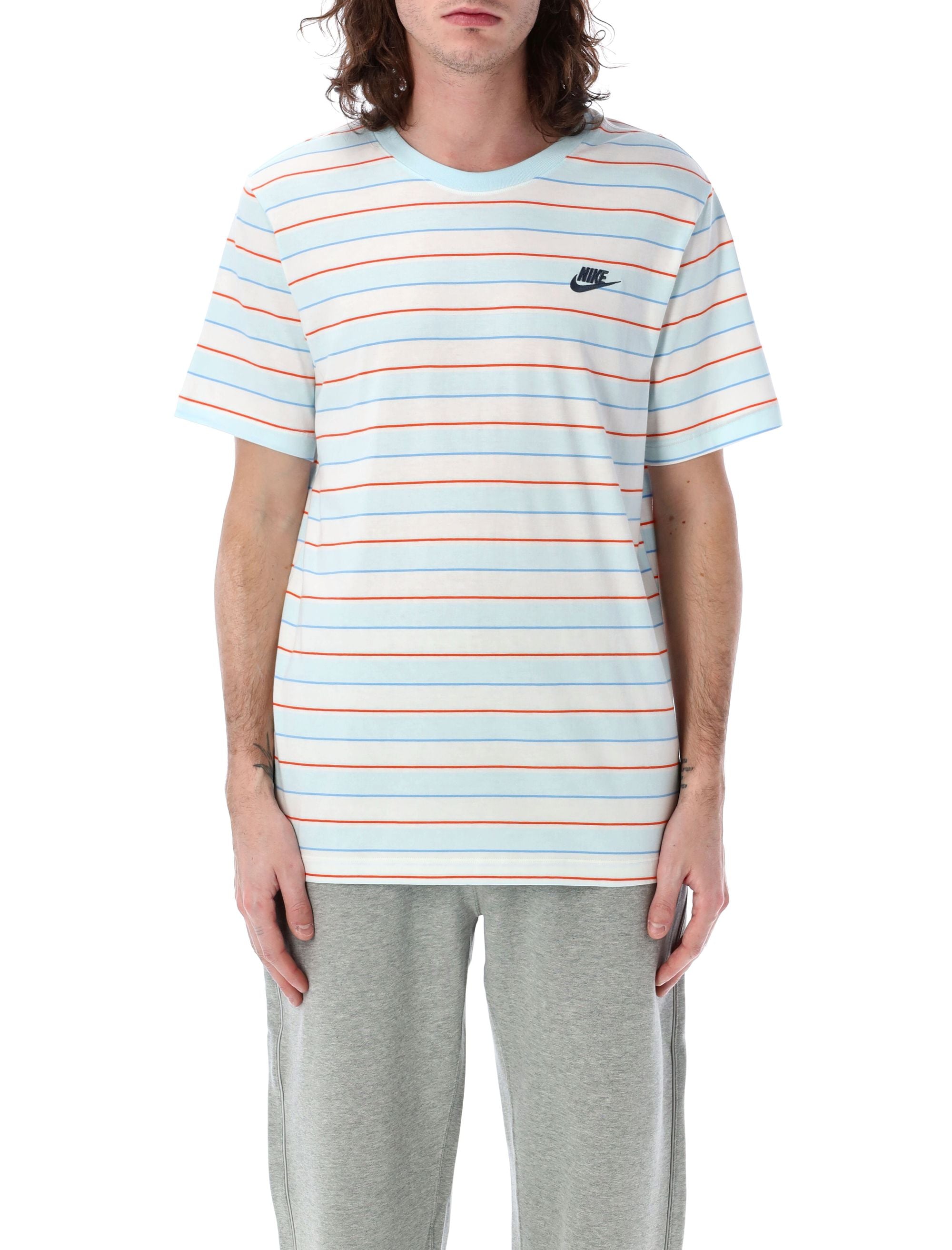 NIKE Striped T-Shirt - L Size