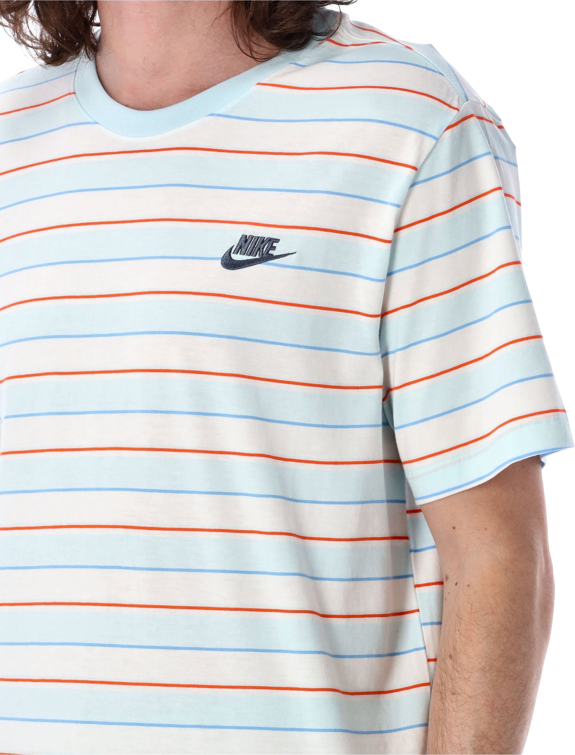NIKE Striped T-Shirt - L Size