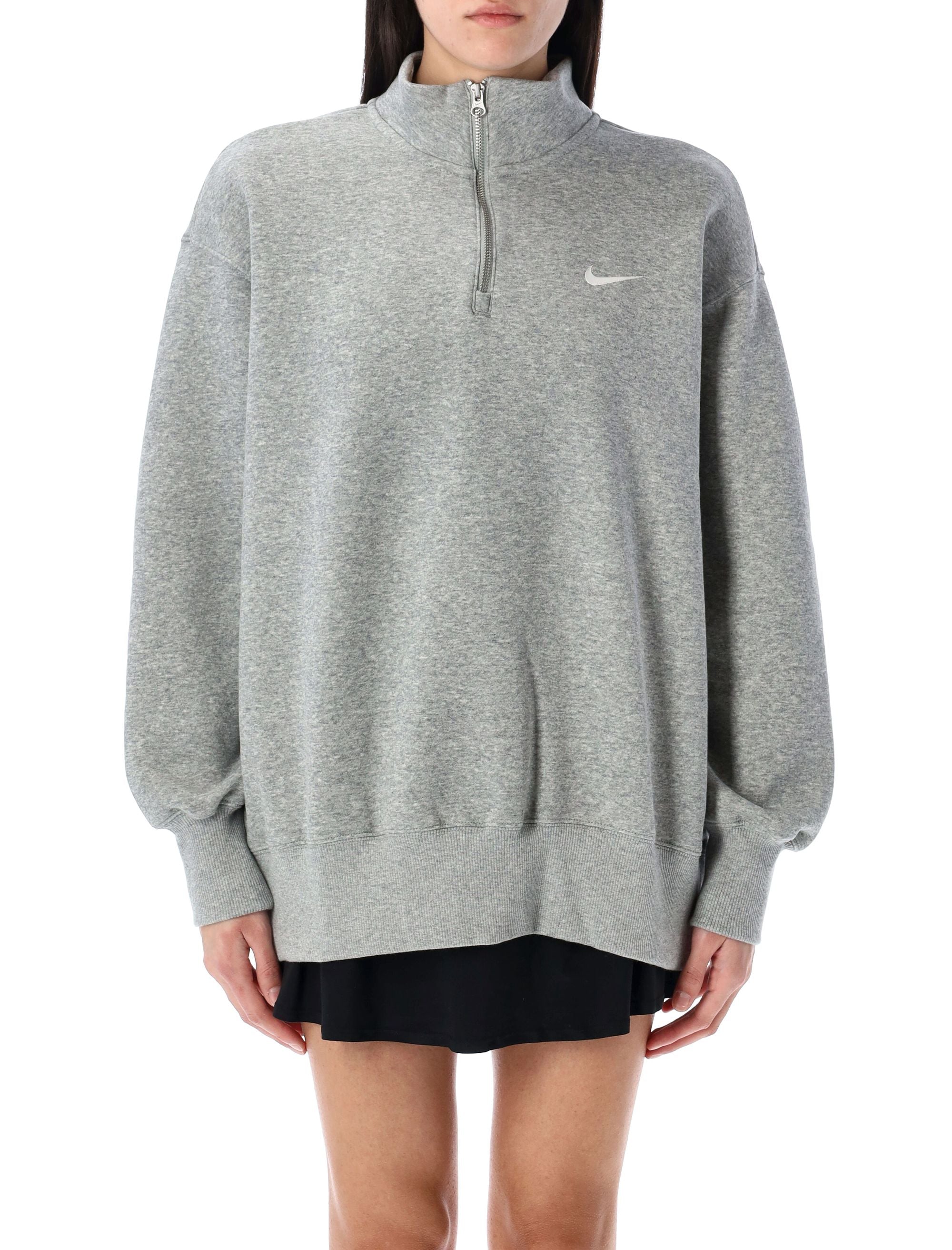 NIKE Women’s ¼ Zip Phoenix Fleece Sweatshirt - Oversized Fit