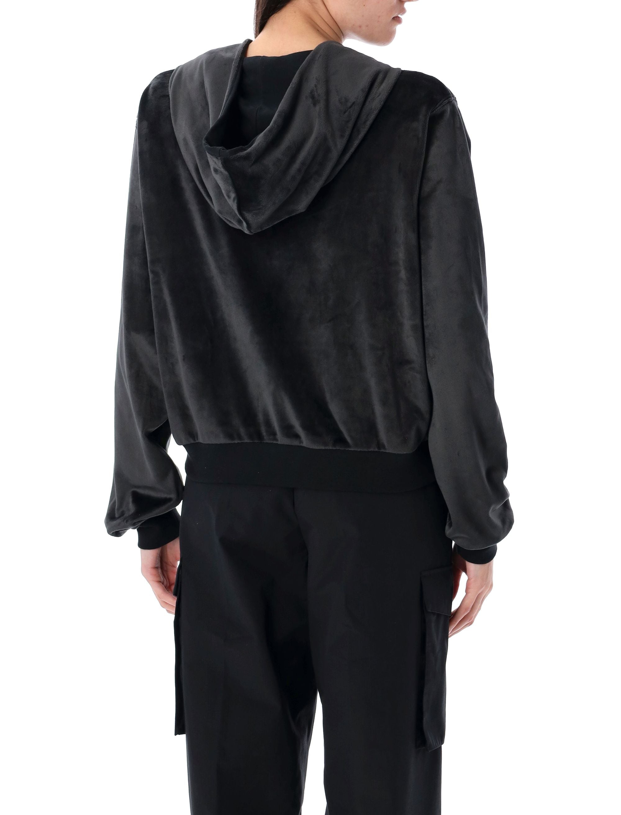 NIKE Velour Full-Zip Hoodie - Women's Size S