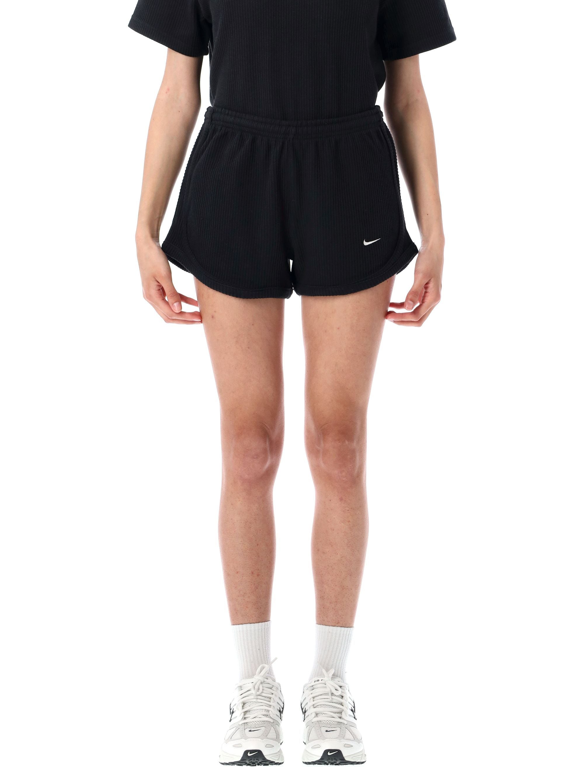 NIKE Women's Mini Waffle Cotton Shorts