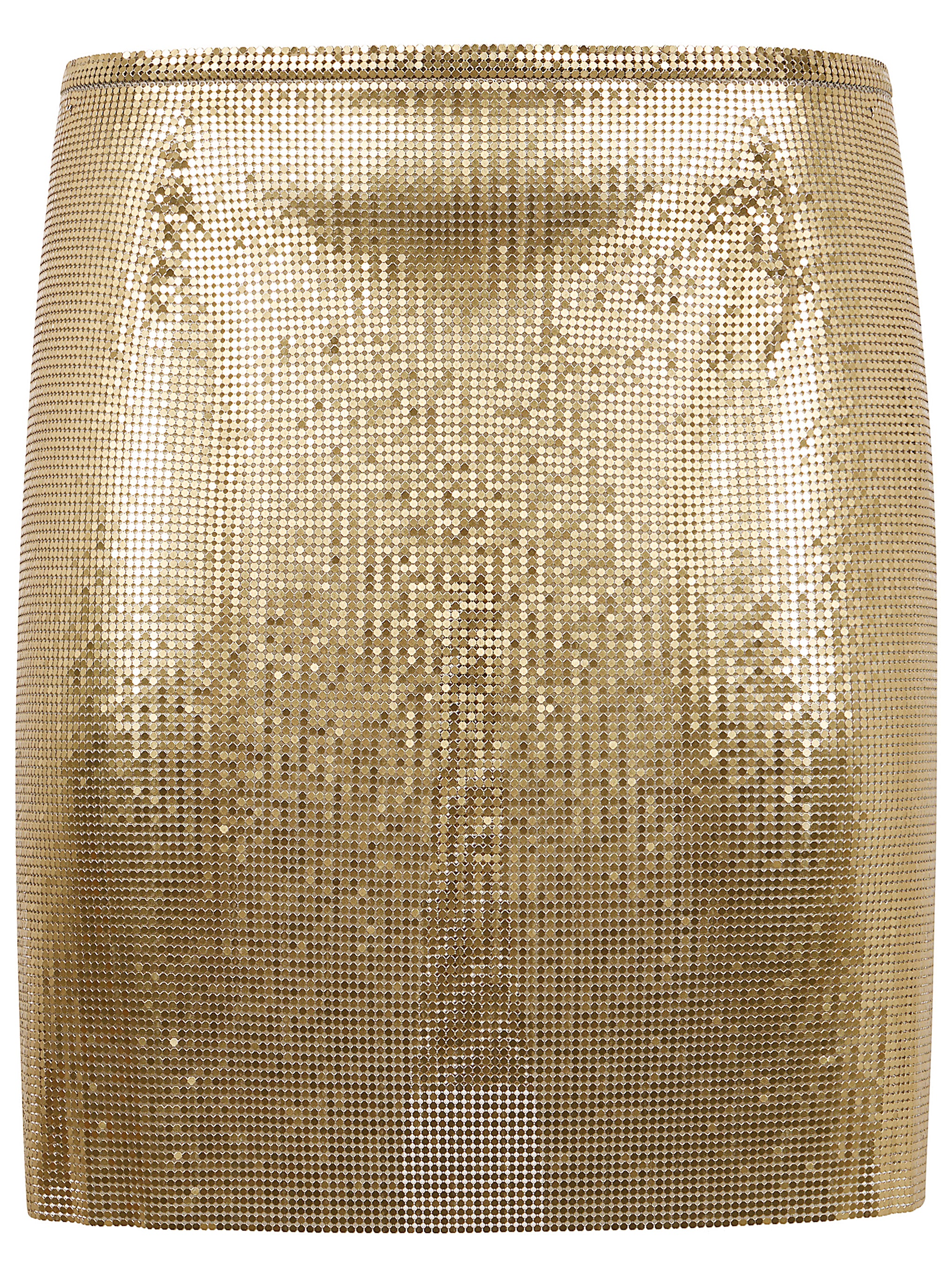PACO RABANNE Mini Metallic Skirt for Women