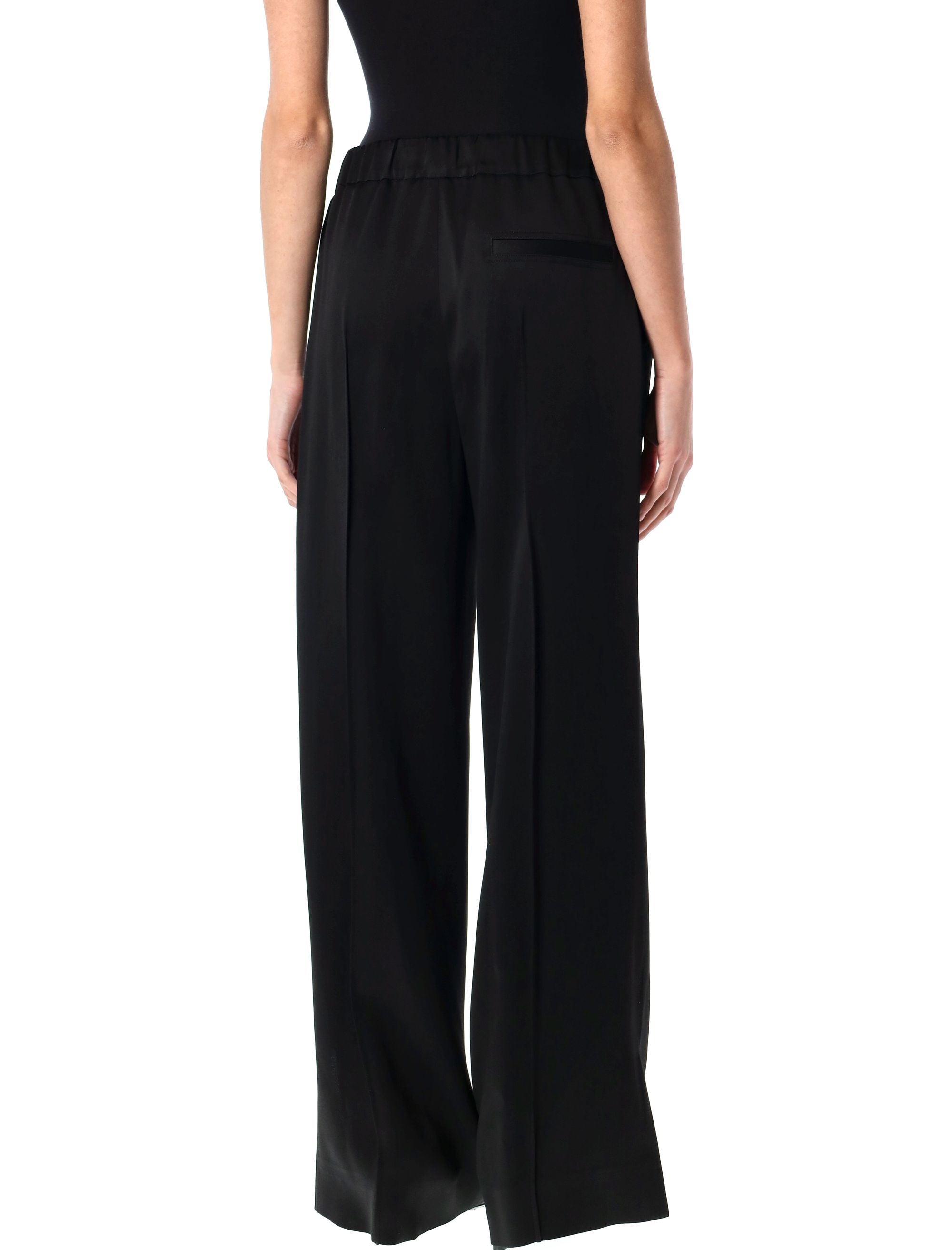 JIL SANDER Wide-Leg Satin Palazzo Pants for Women