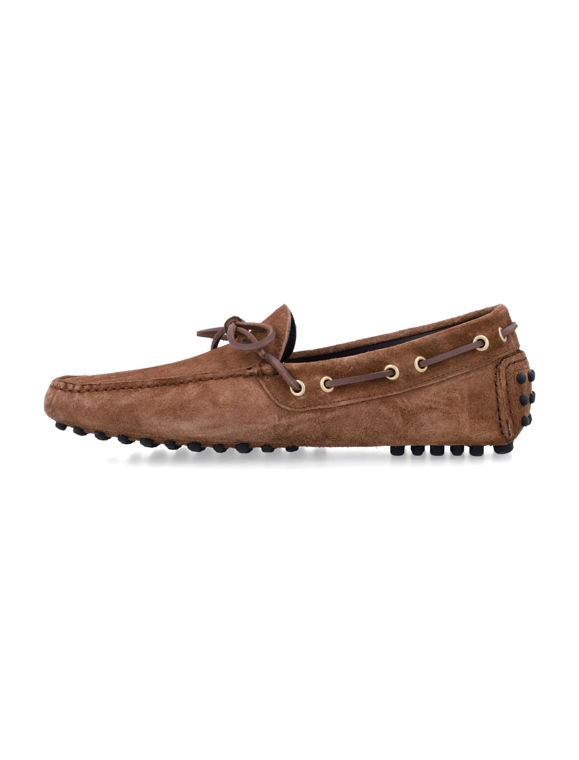 TOM FORD Suede Driver Loafer with 360° Lace-Up System