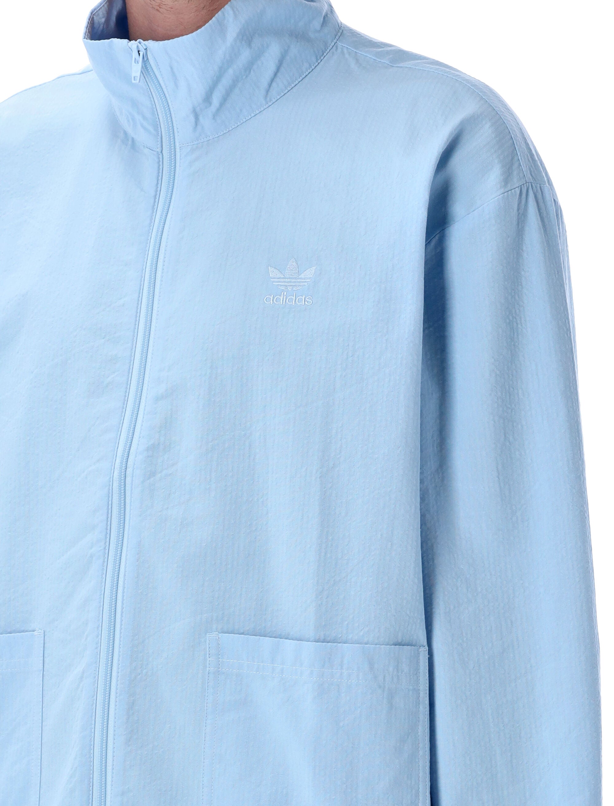 ADIDAS ORIGINALS Essential Seersucker Track Top - Size L