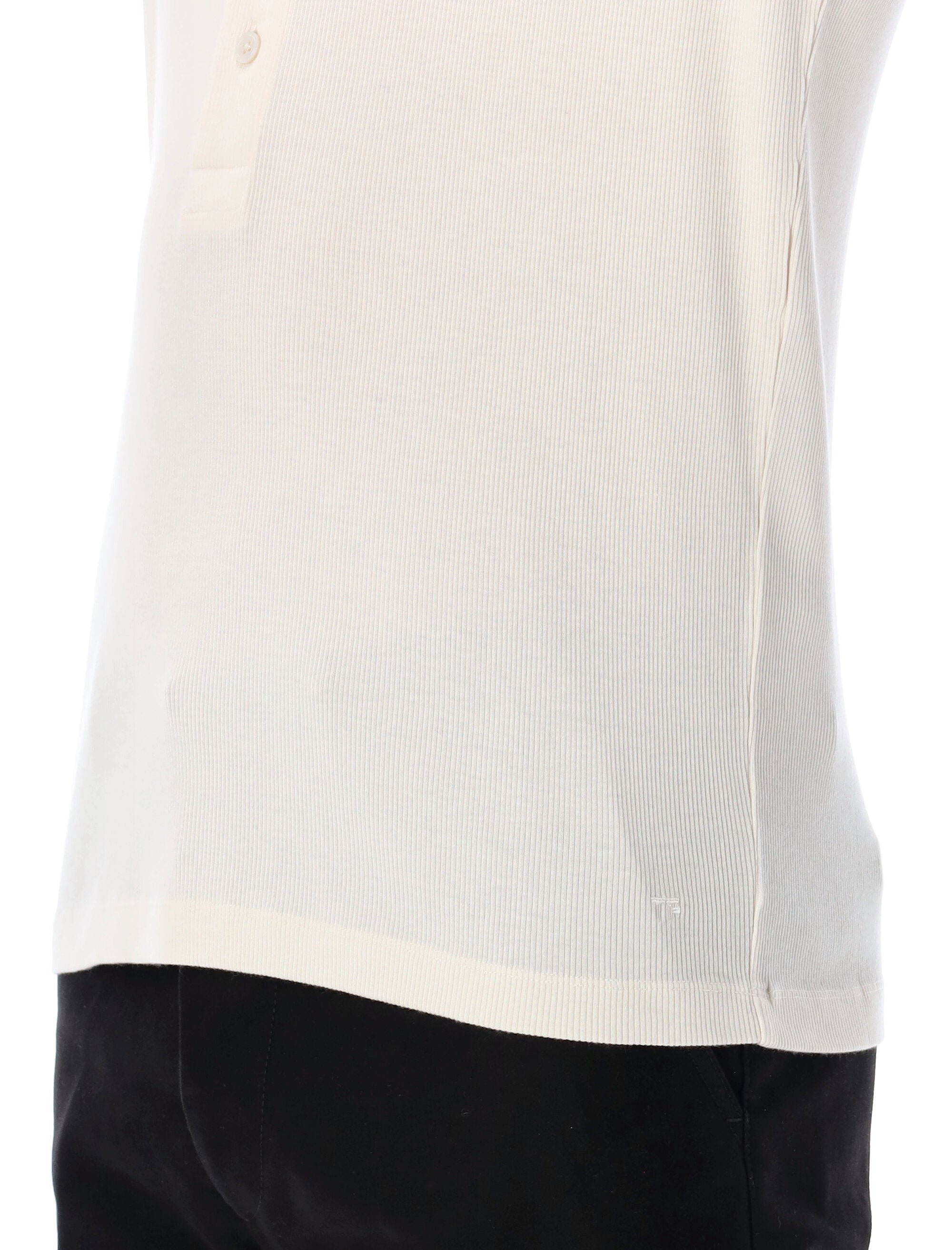 TOM FORD Cotton and Modal Rib Henley - Size 50