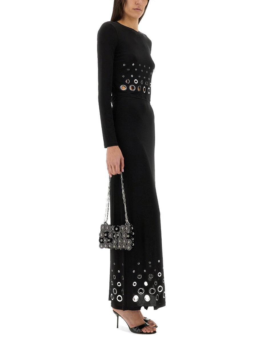 PACO RABANNE Stretch Cupro Mini Skirt for Women