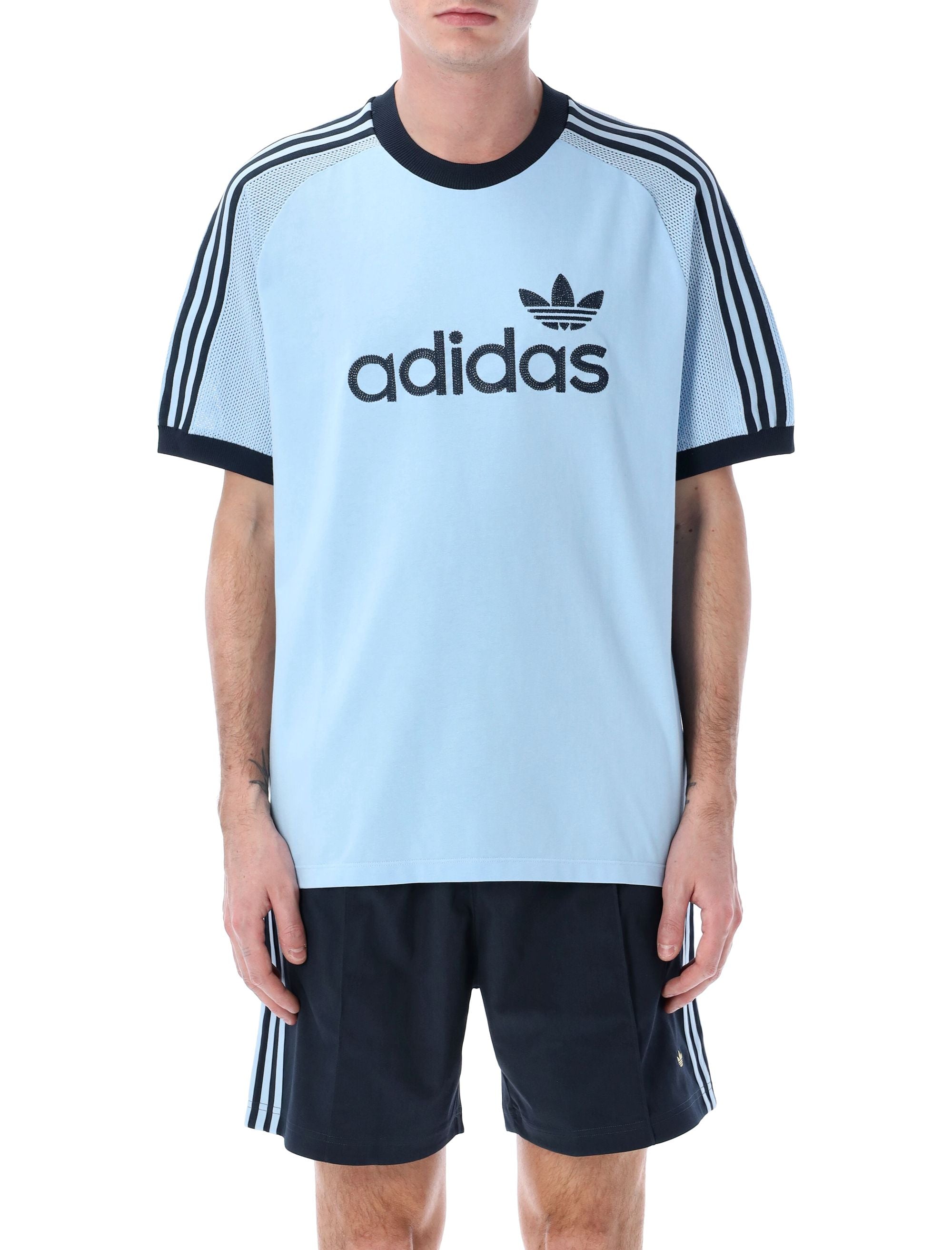 ADIDAS ORIGINALS Premium Knit Crewneck T-Shirt for Men - Loose Fit