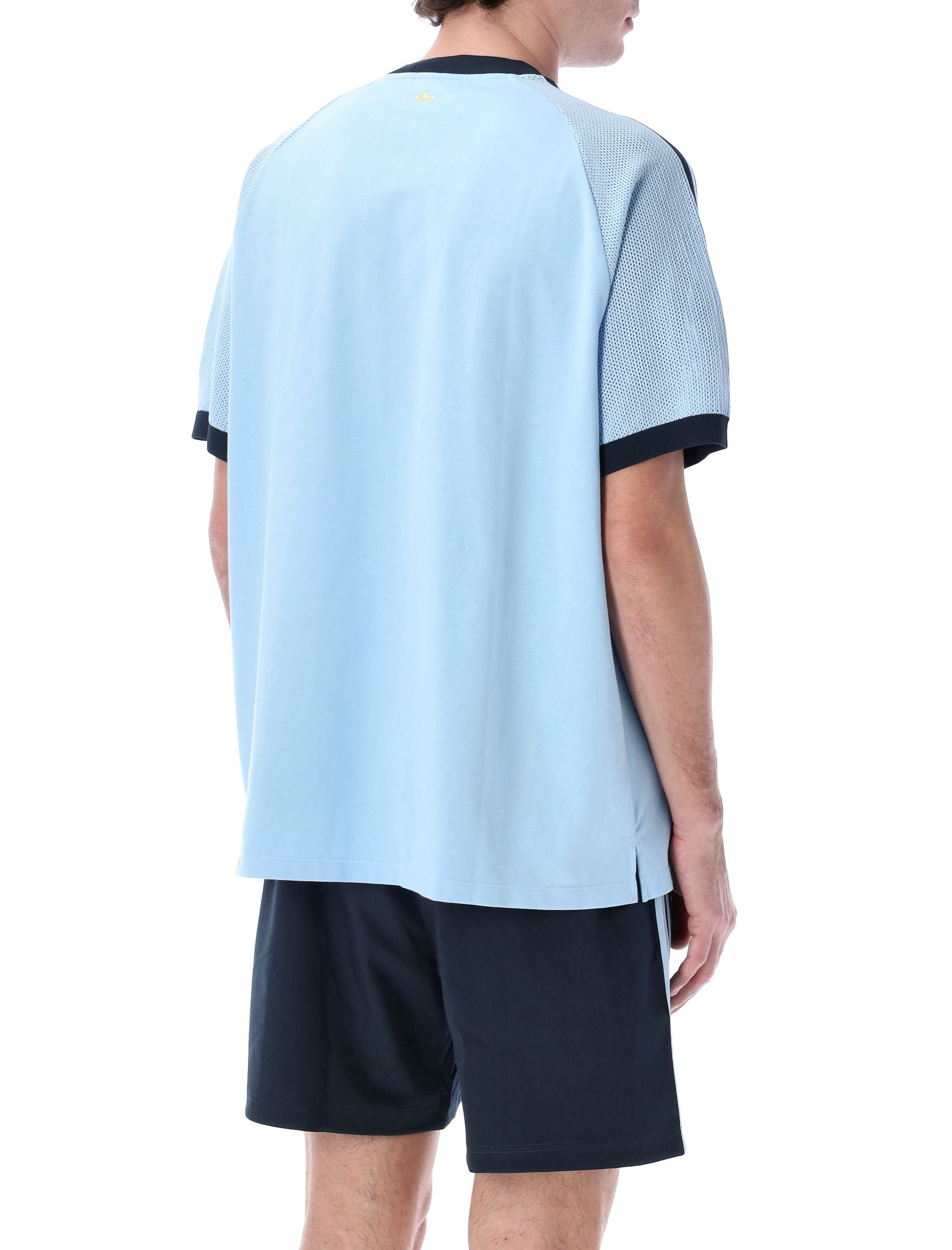 ADIDAS ORIGINALS Premium Knit Crewneck T-Shirt for Men - Loose Fit