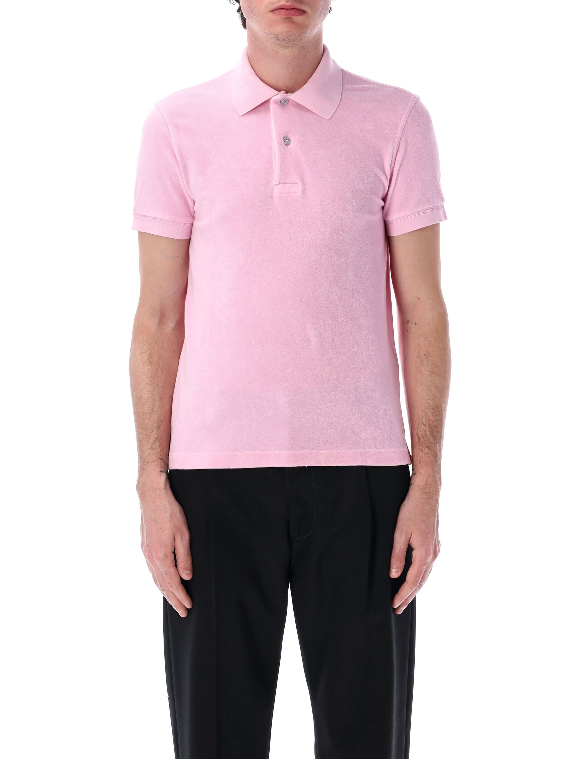 TOM FORD Premium Towelling Polo for Men - Size 50