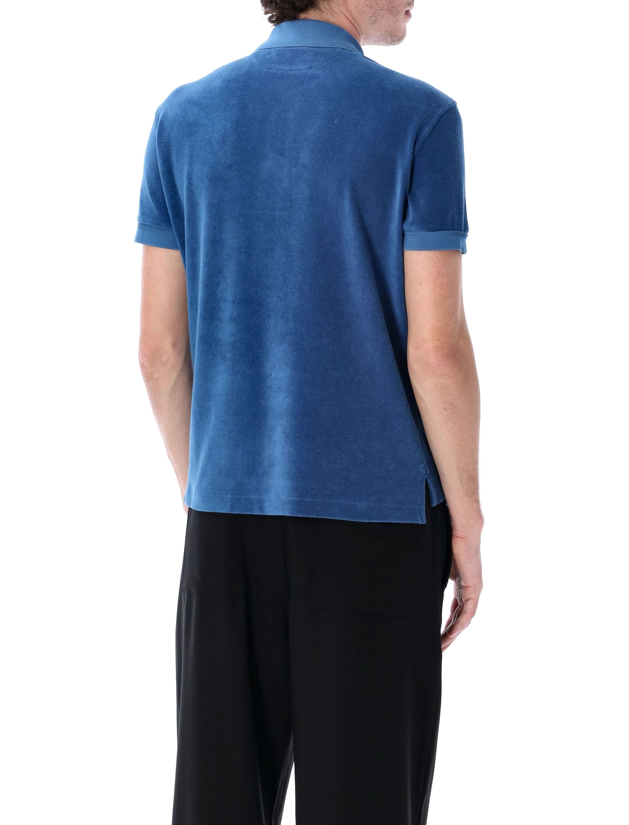 TOM FORD Cotton Blend Towelling Polo - Size 50