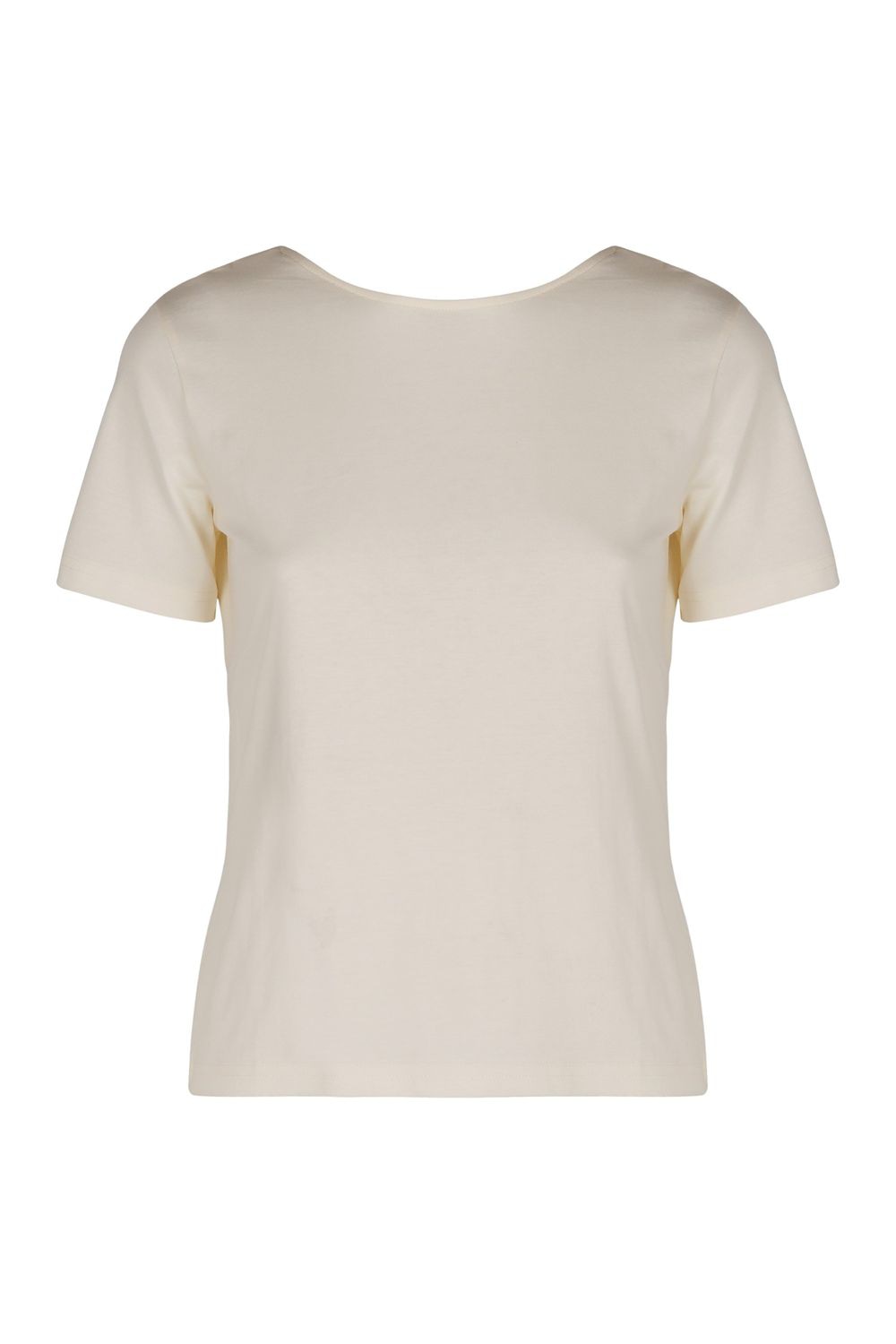 NINA RICCI Open Back Cotton Crew-Neck T-Shirt