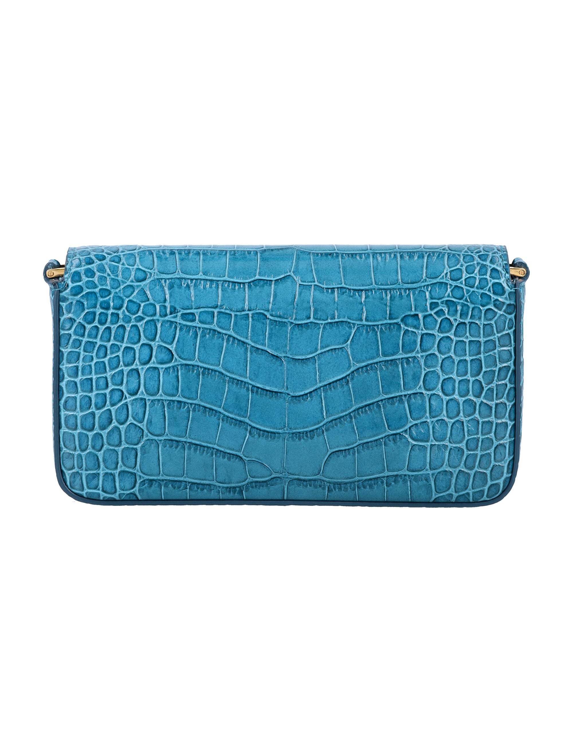TOM FORD Mini Handbag with Croc Embossed Leather