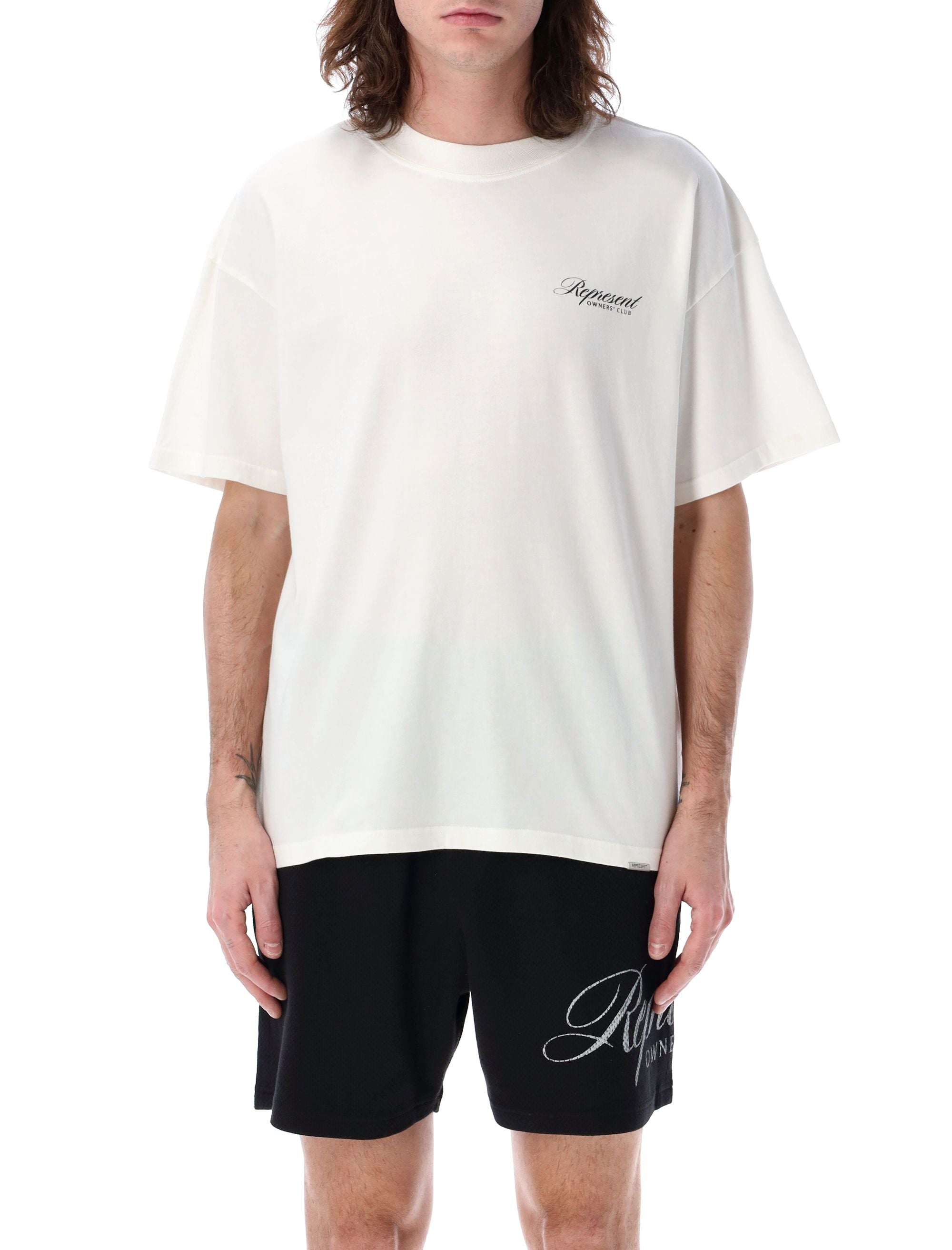 REPRESENT Owners Club Script T-Shirt - Oversized Fit