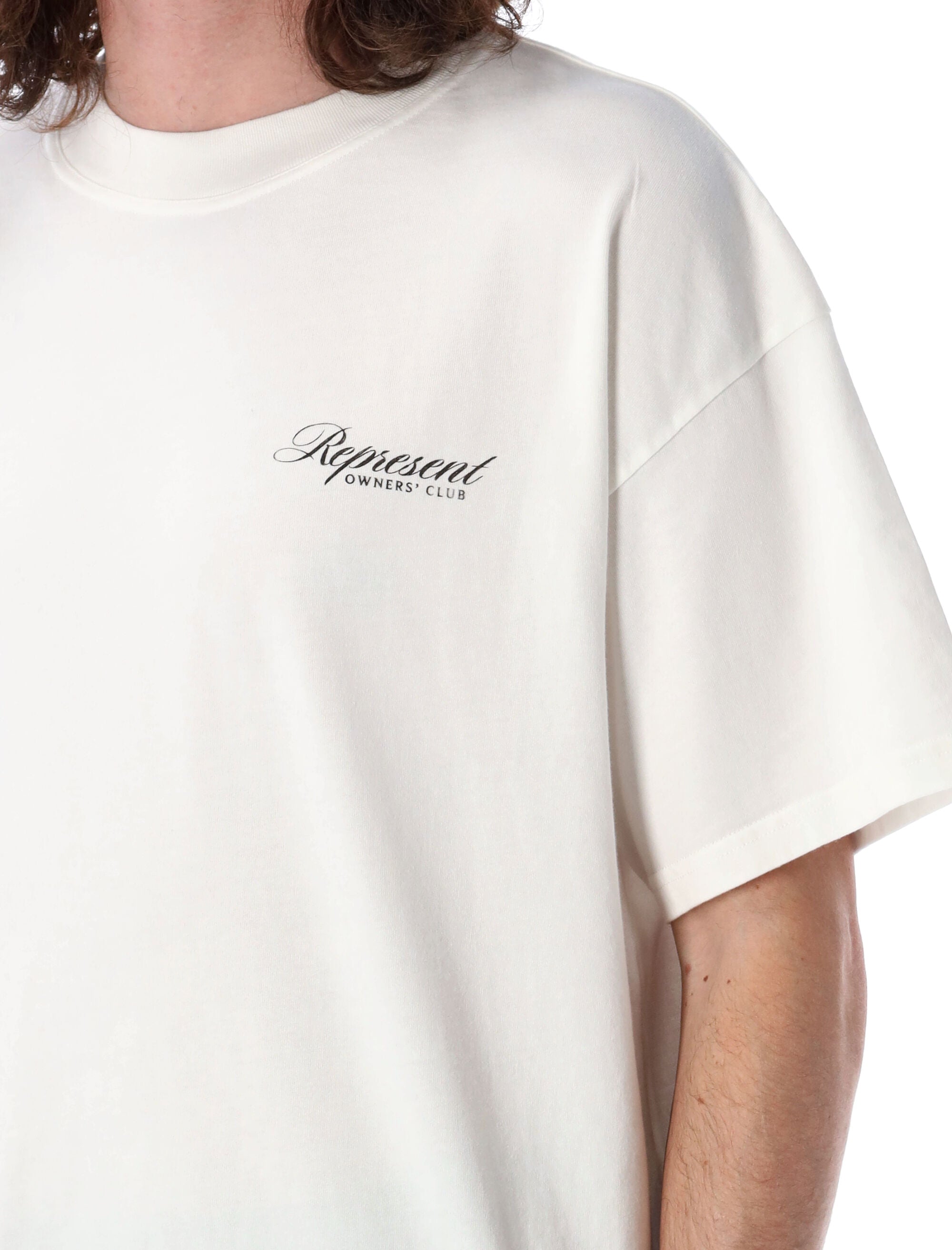 REPRESENT Owners Club Script T-Shirt - Oversized Fit