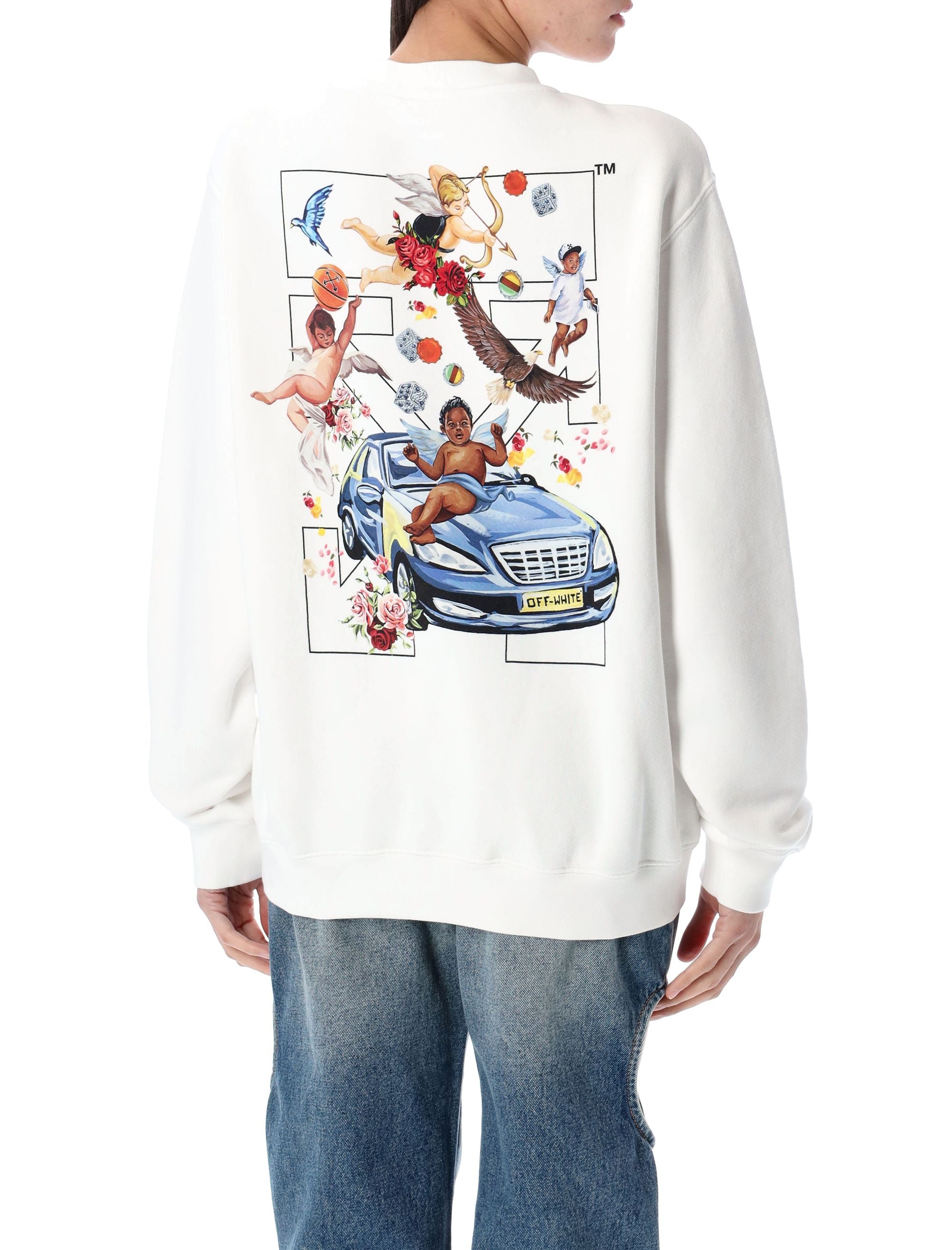 OFF-WHITE Fresco Arrow Sweatshirt - Women's Regular Fit