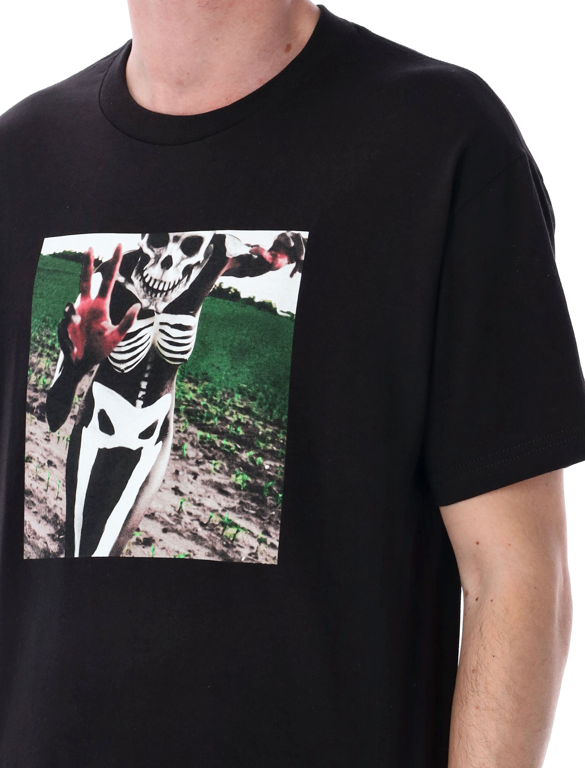 PLEASURES Skeleton Graphic T-Shirt
