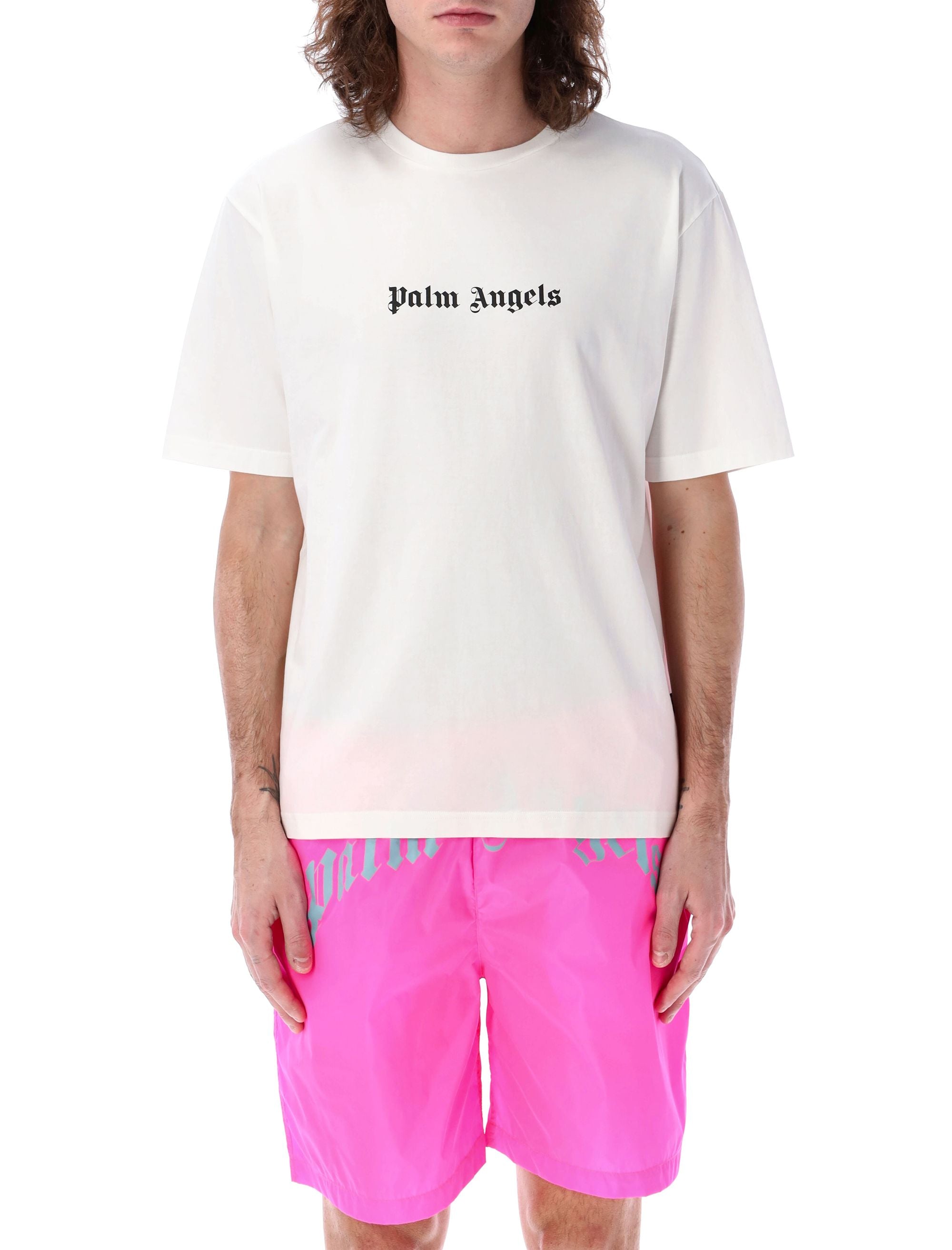 PALM ANGELS Classic Logo T-Shirt - Slim Fit, Size L