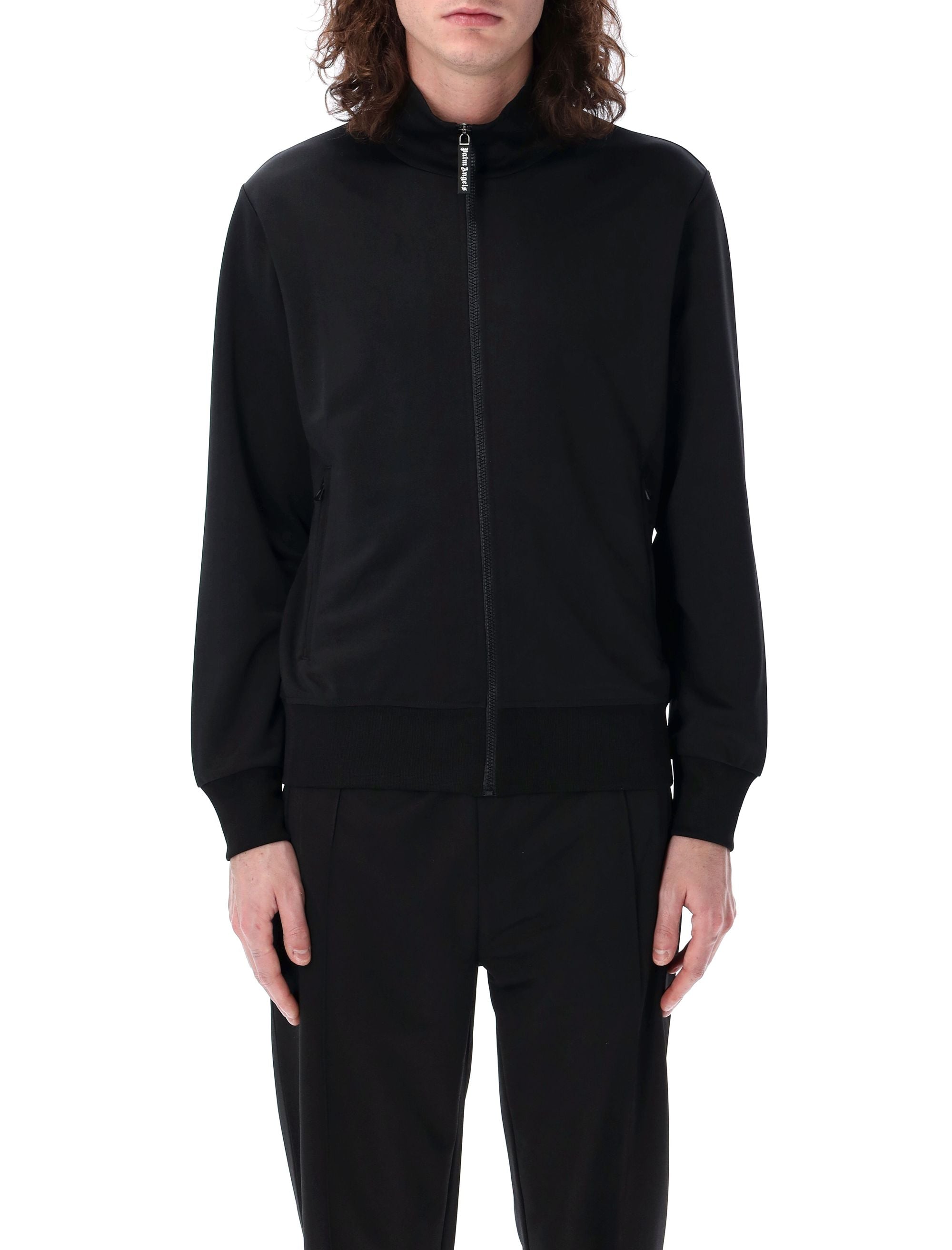 PALM ANGELS Techno Fabric Sweatshirt with Zip Pockets - SS25